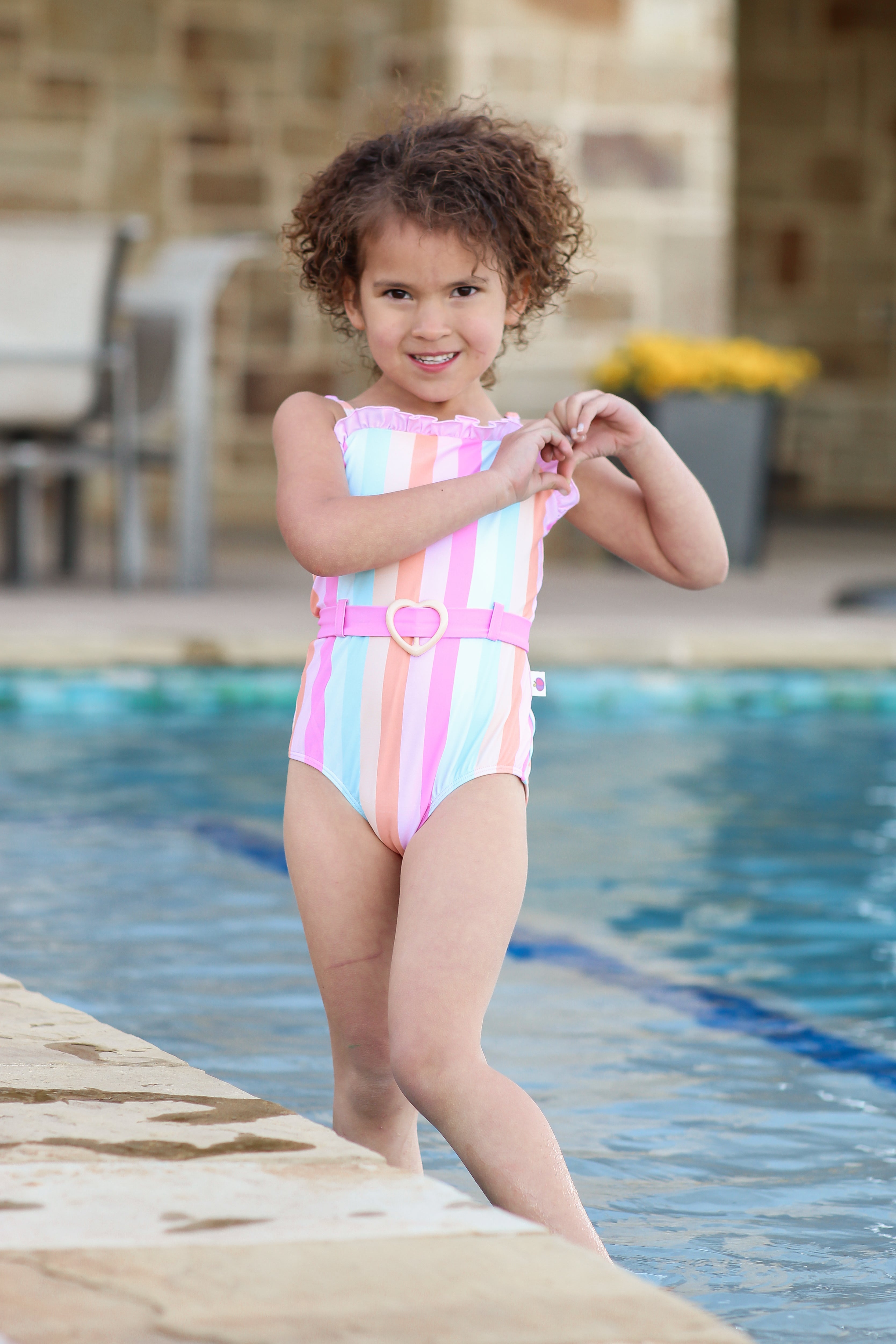 Rylie Swimsuit - Heart Wave
