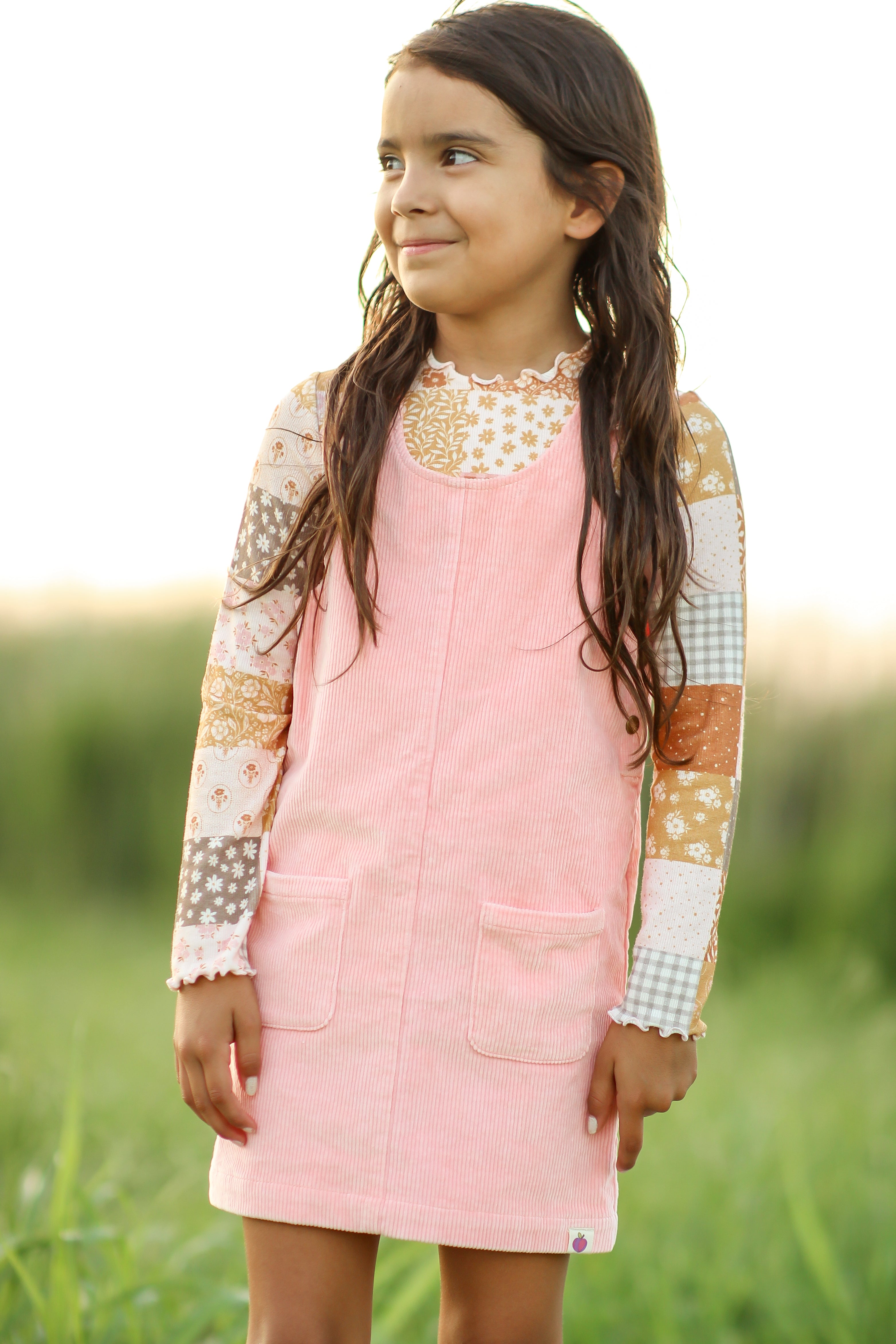Parker Corduroy Jumper Set - Harvest Stitch Patchwork (Pre-Order)