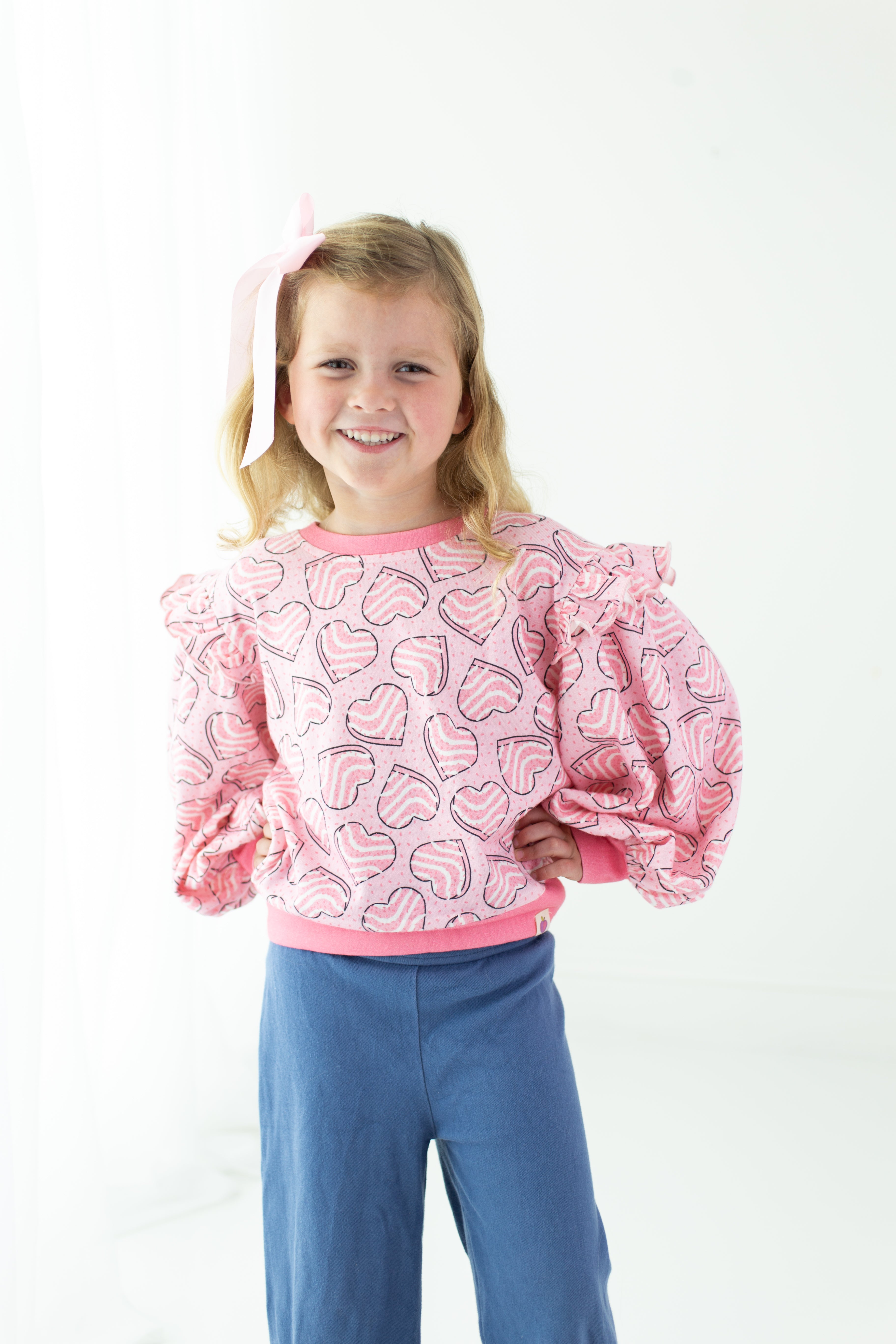 Opal Puff Sleeve Sweater - Cupids Confections