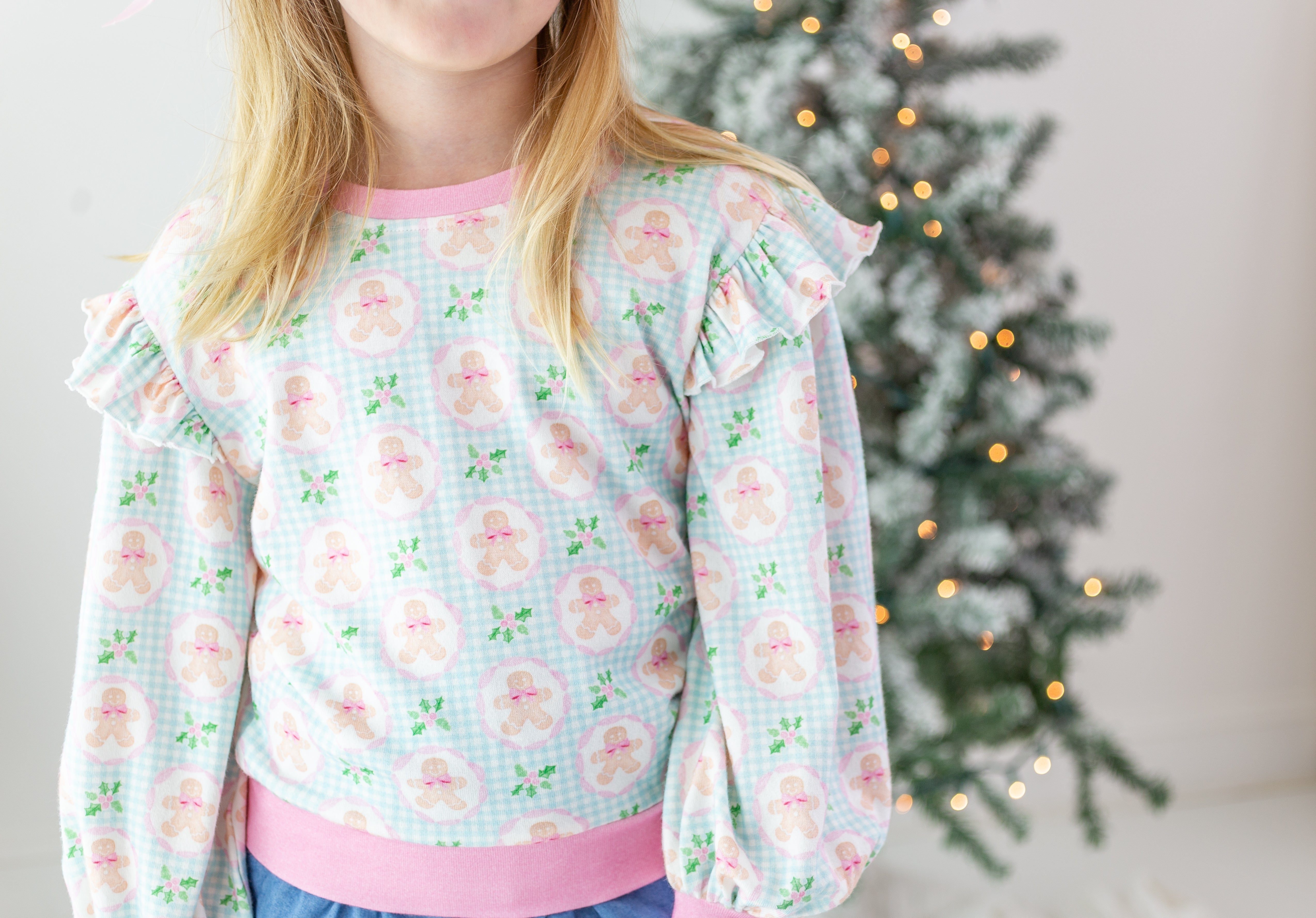 Opal Puff Sleeve Sweater - Gingerbread Delight