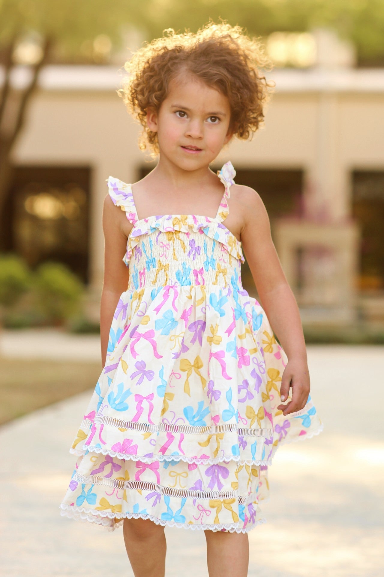 Ura Dress - Bow Bliss