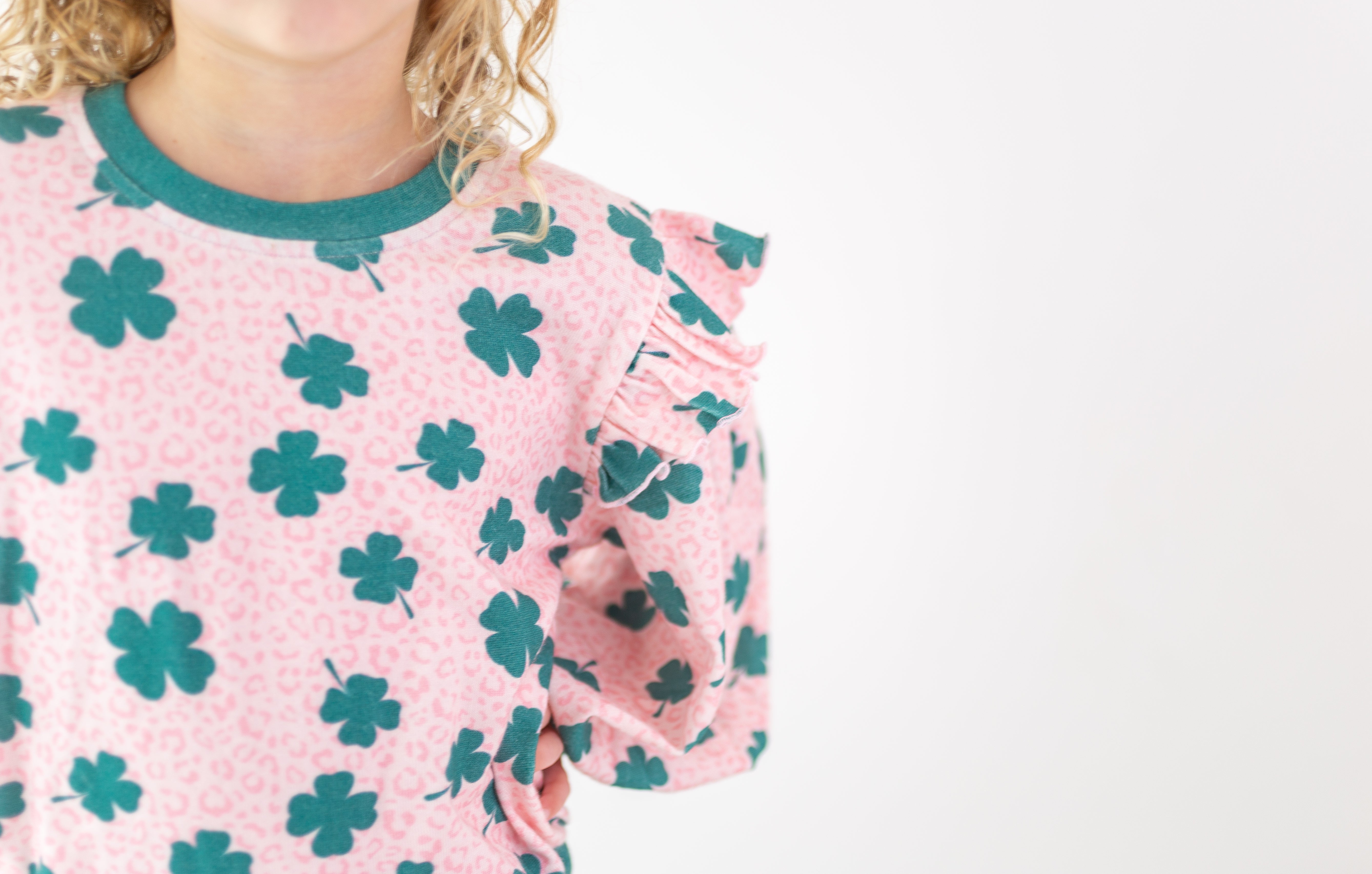 Opal Puff Sleeve Sweater - Lucky Leopard