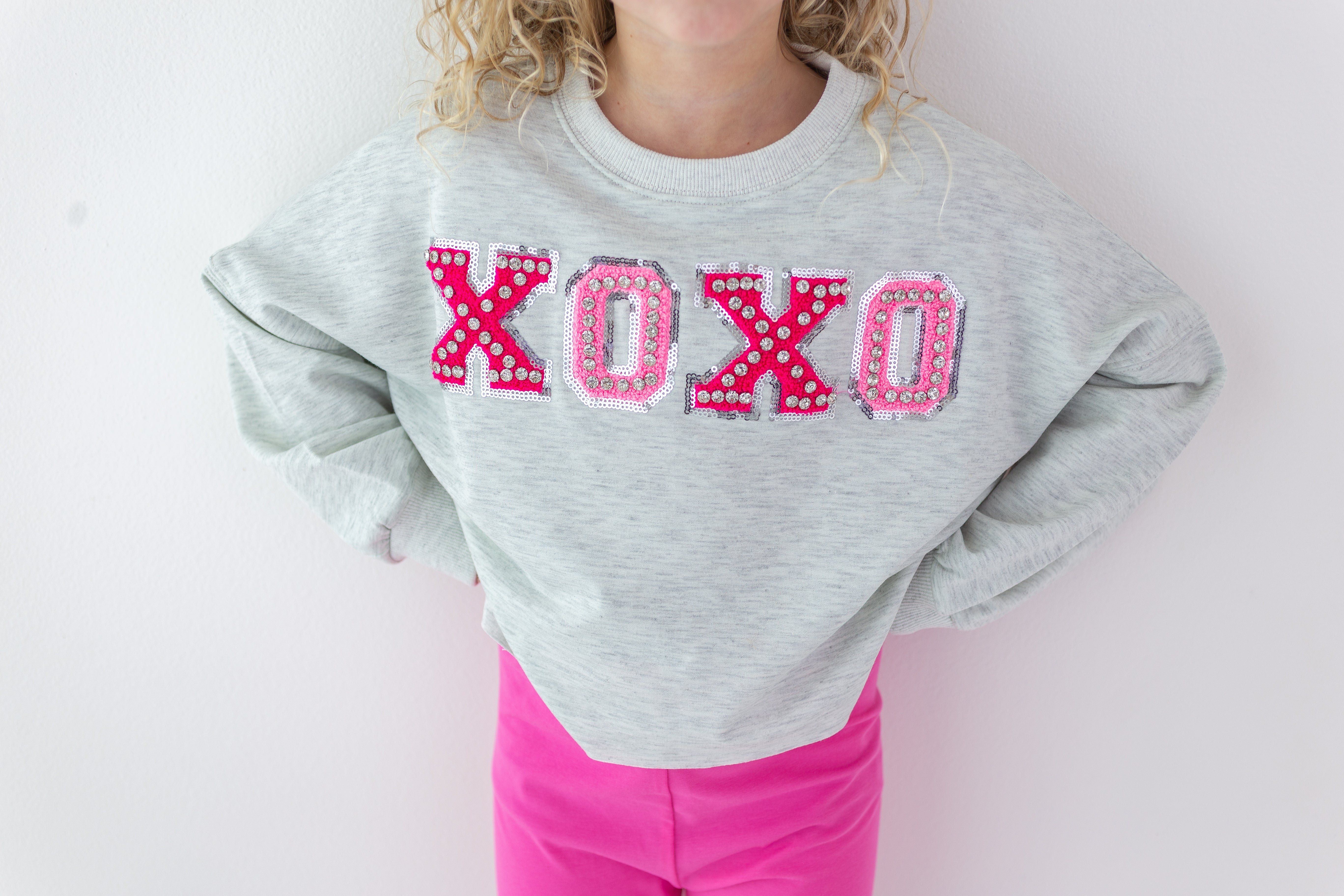 Sweater - Jeweled Xoxo