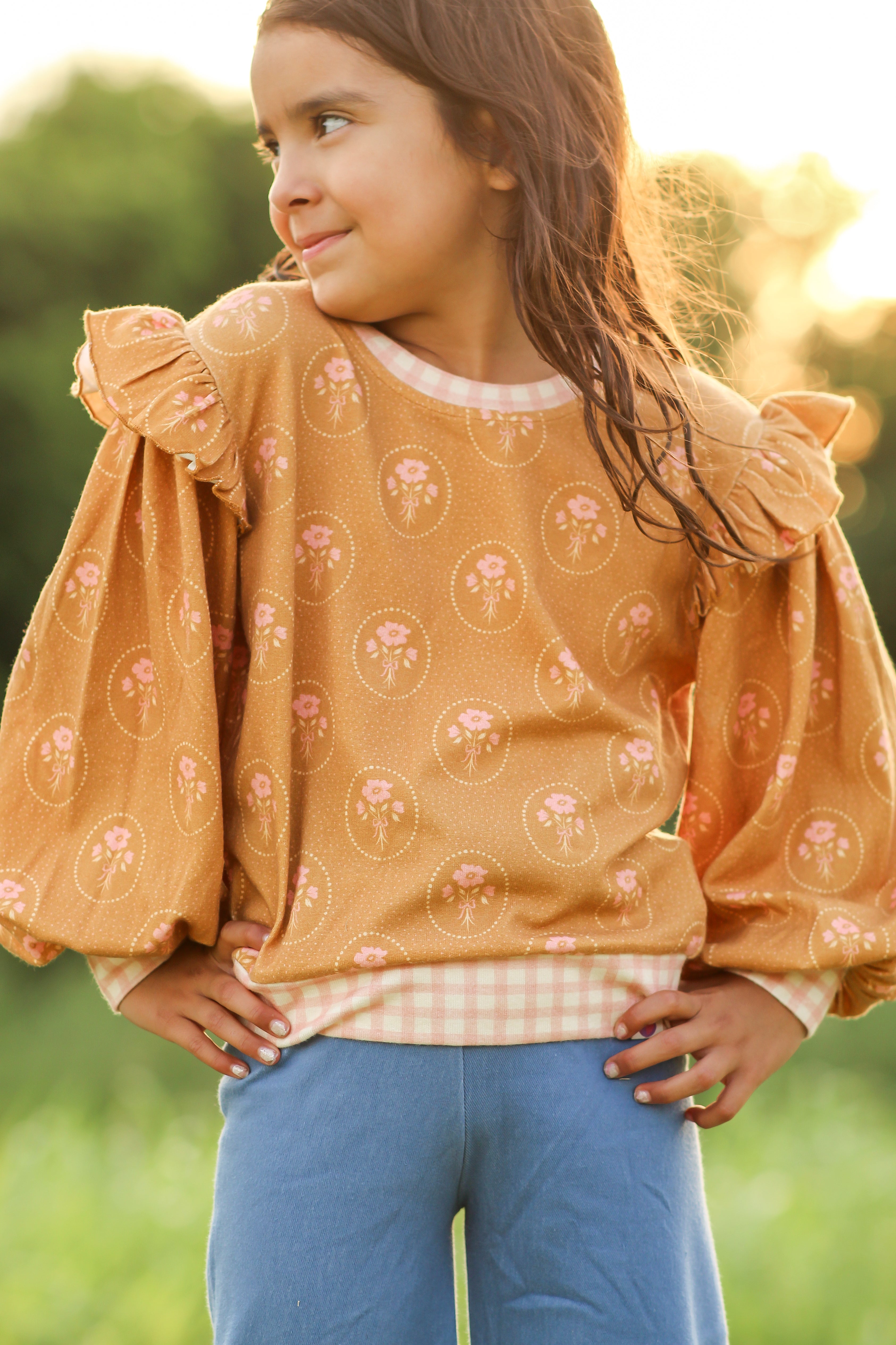Opal Puff Sleeve Sweater - Harvest Stitch (Pre-Order)