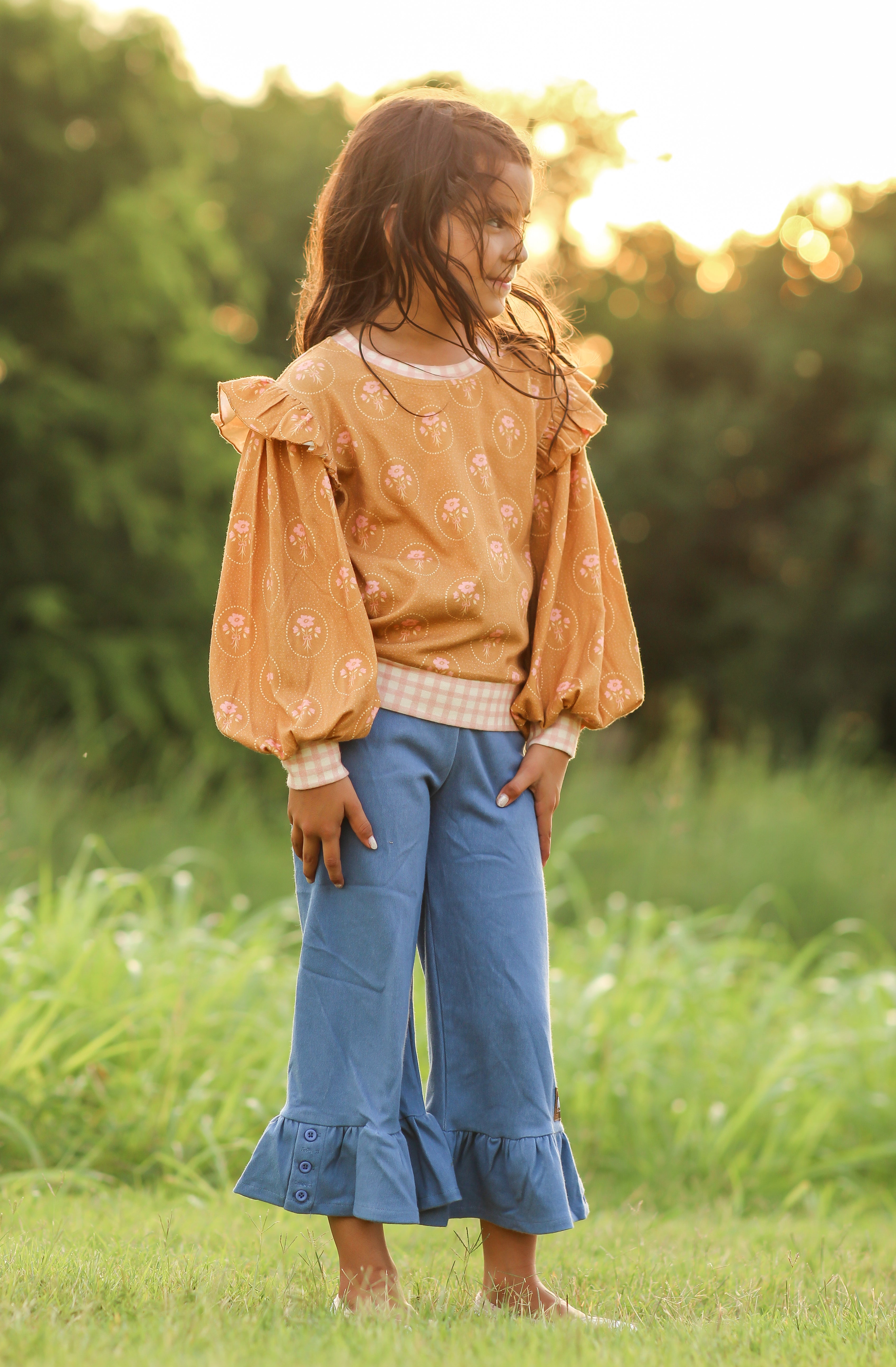 Opal Puff Sleeve Sweater - Harvest Stitch (Pre-Order)