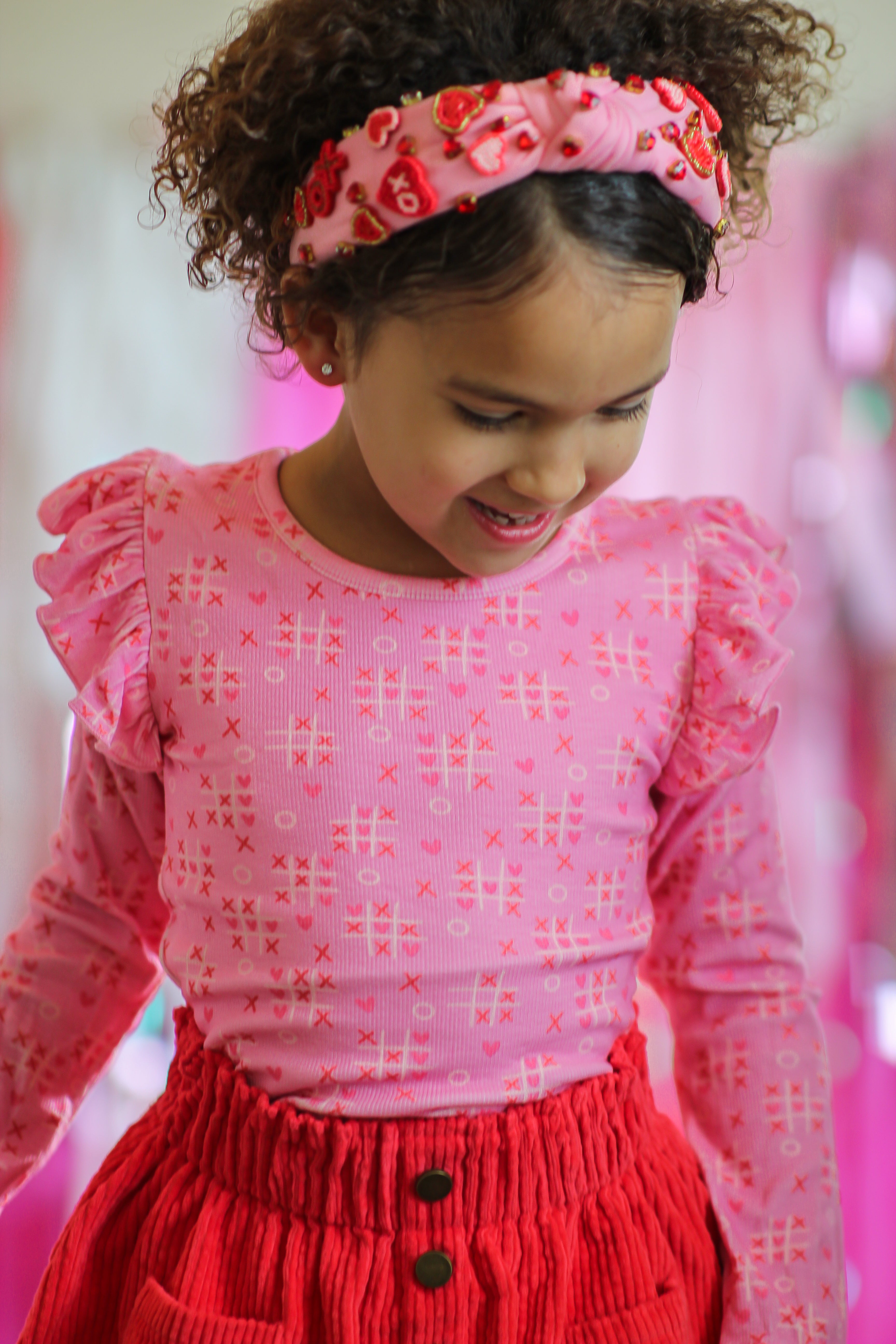 Ribbed Ruffle Top - XO