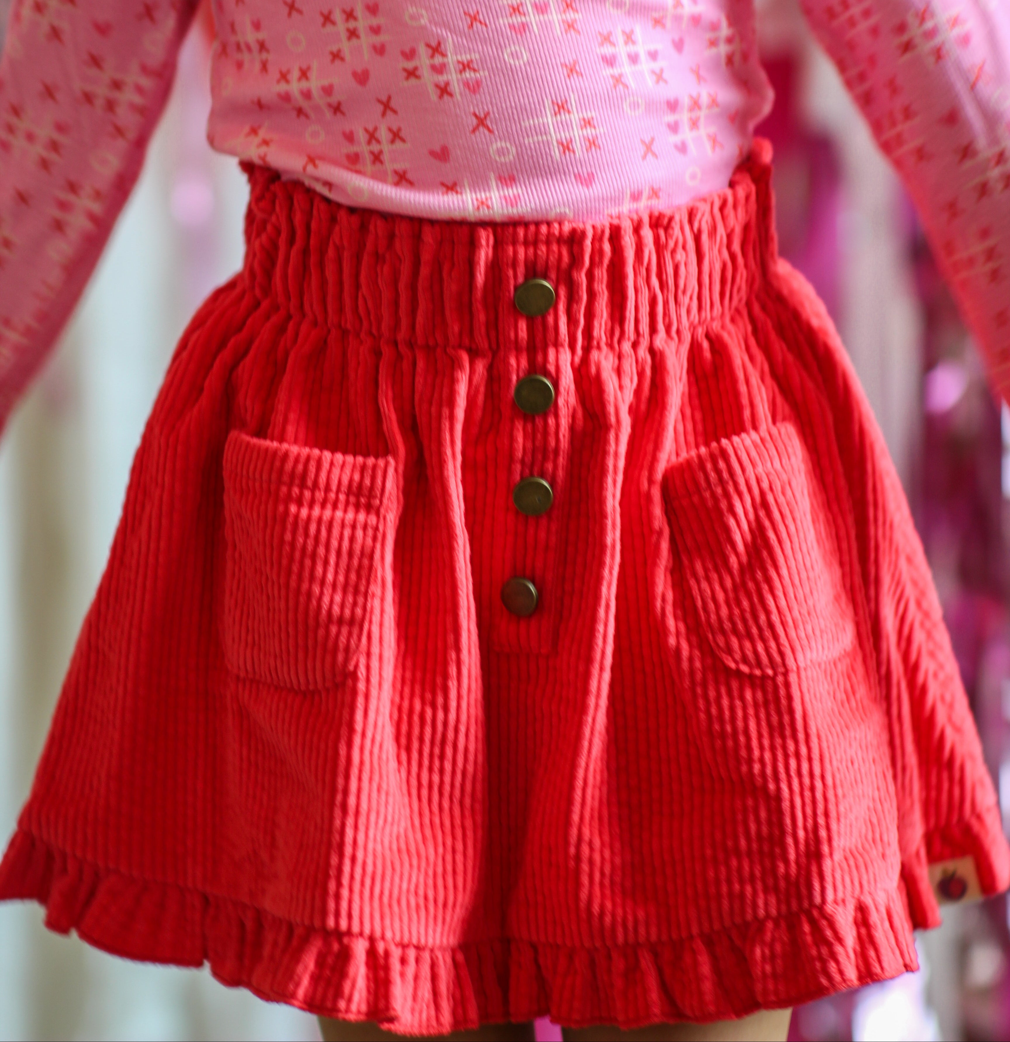 Vienna Corduroy Skirt - Love Story