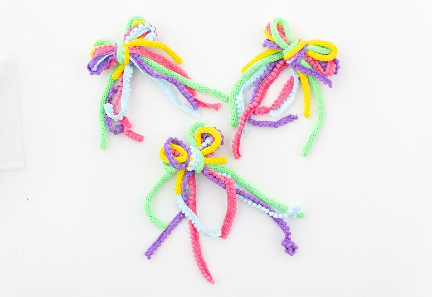 Textured Hair Bow - Vivid Vibes