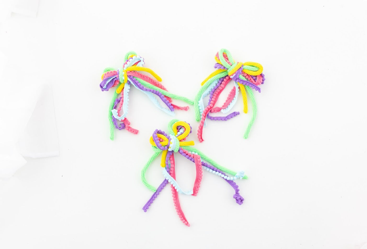 Textured Hair Bow - Vivid Vibes