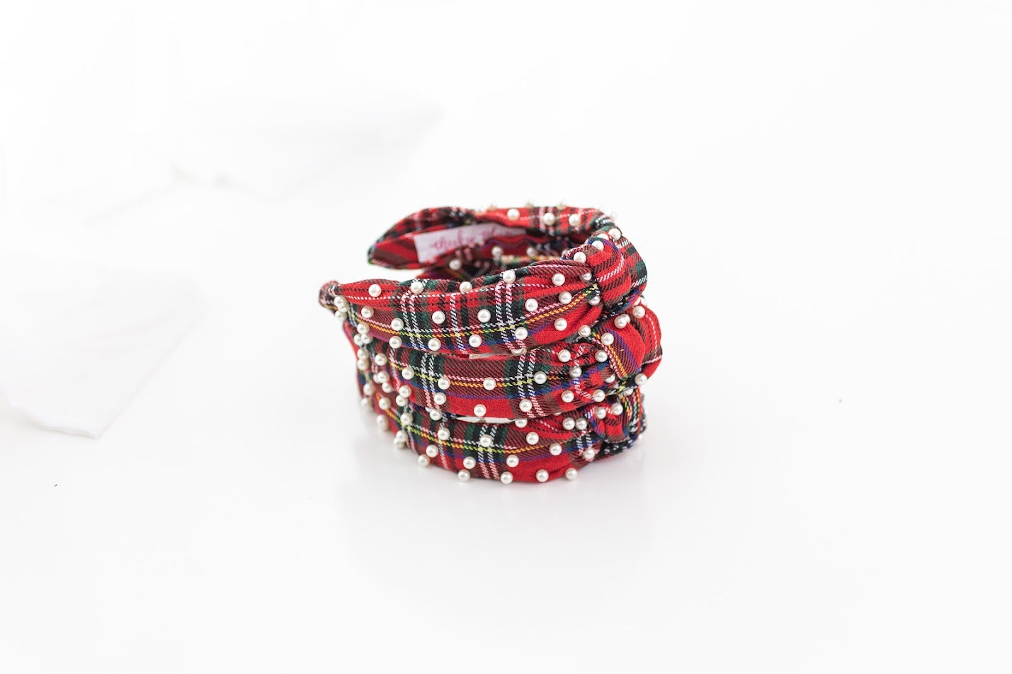 Beaded Headband - Tartan Tidings