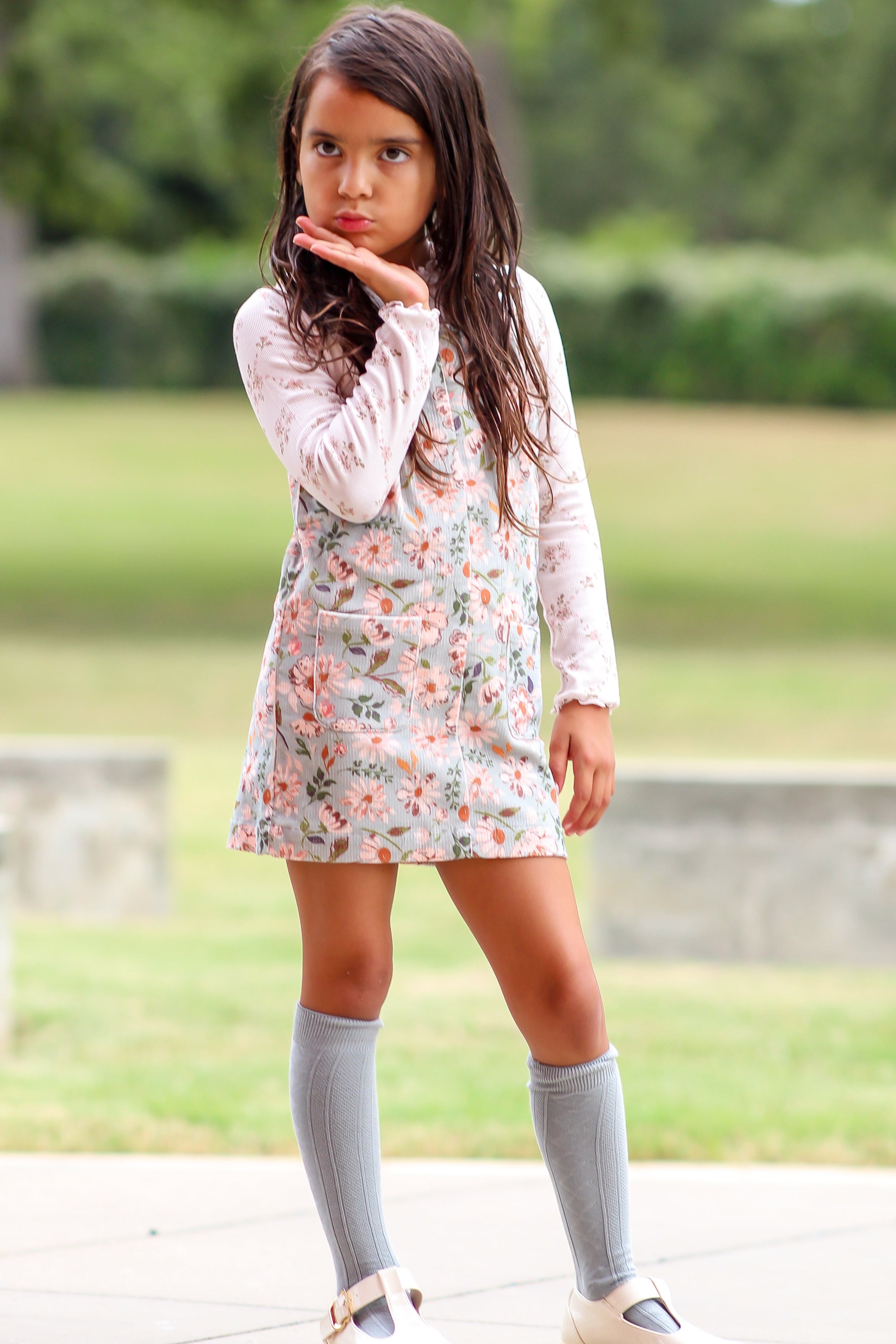 Parker Corduroy Jumper Set - Mariposa Meadows (Pre-Order)