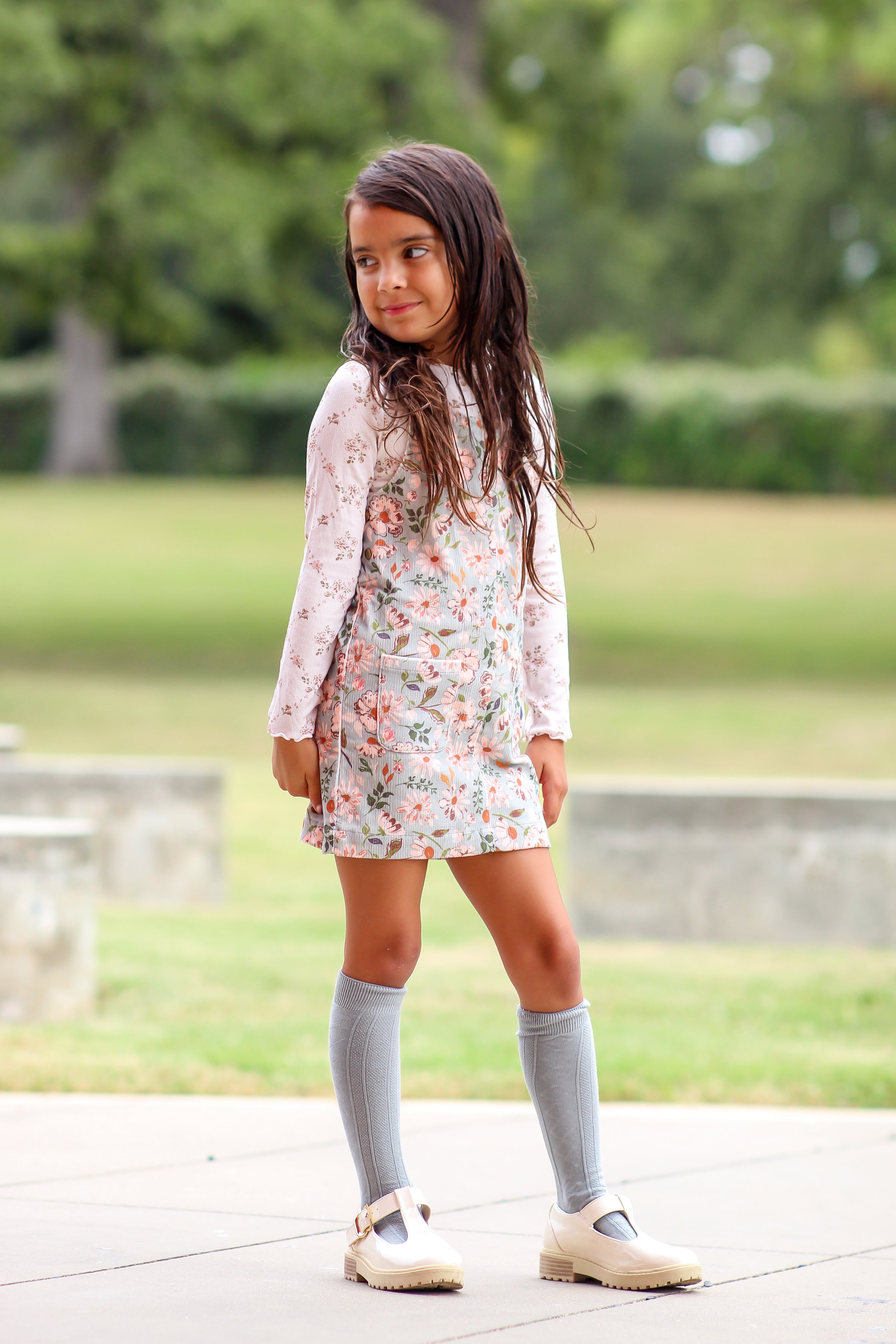 Parker Corduroy Jumper Set - Mariposa Meadows (Pre-Order)