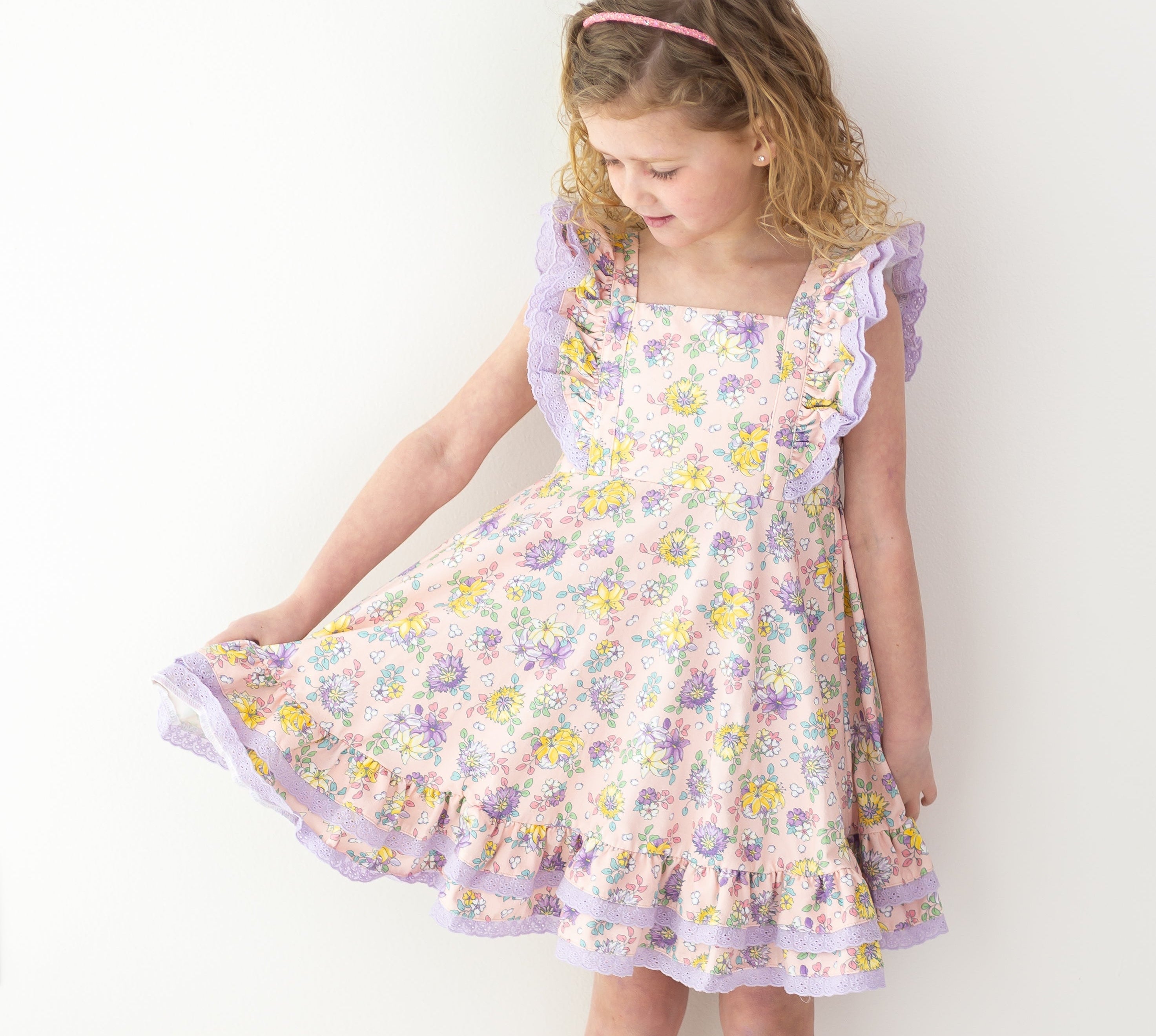 Drew Knit Dress - Wisteria Wishes (Pre-Order)