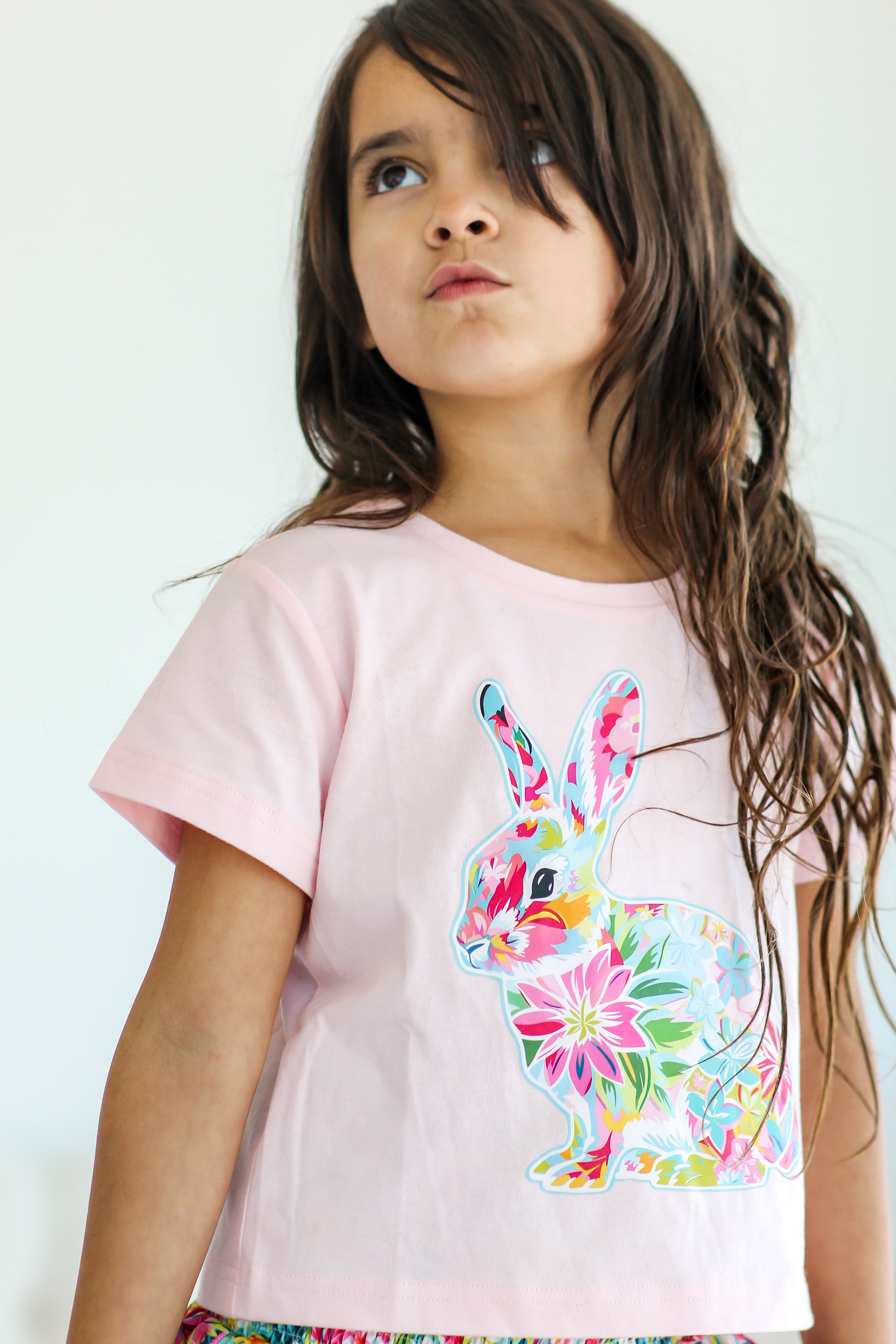 Graphic Tee - Hare In Bloom