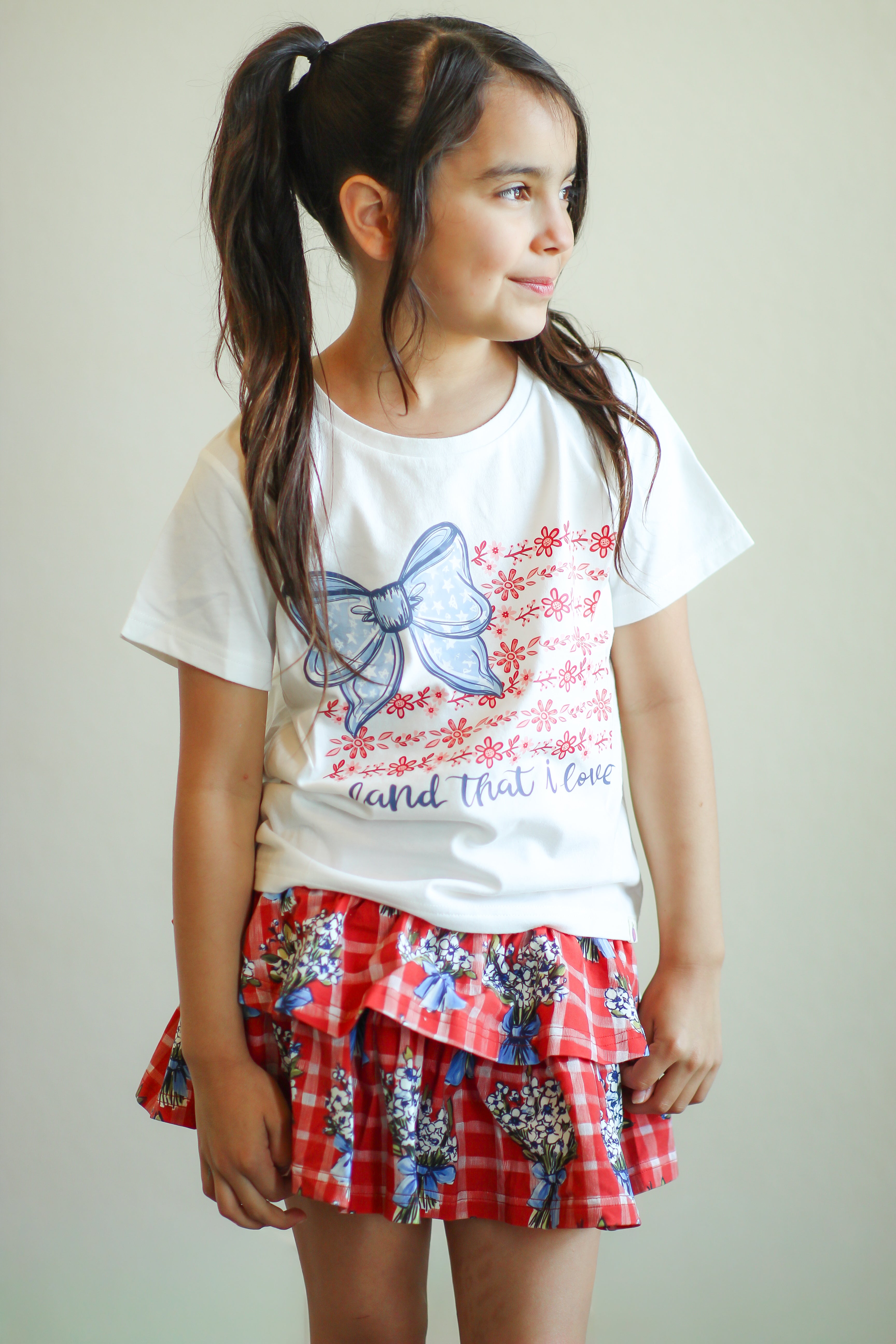 Blair Skirt - Patriotic Picnic