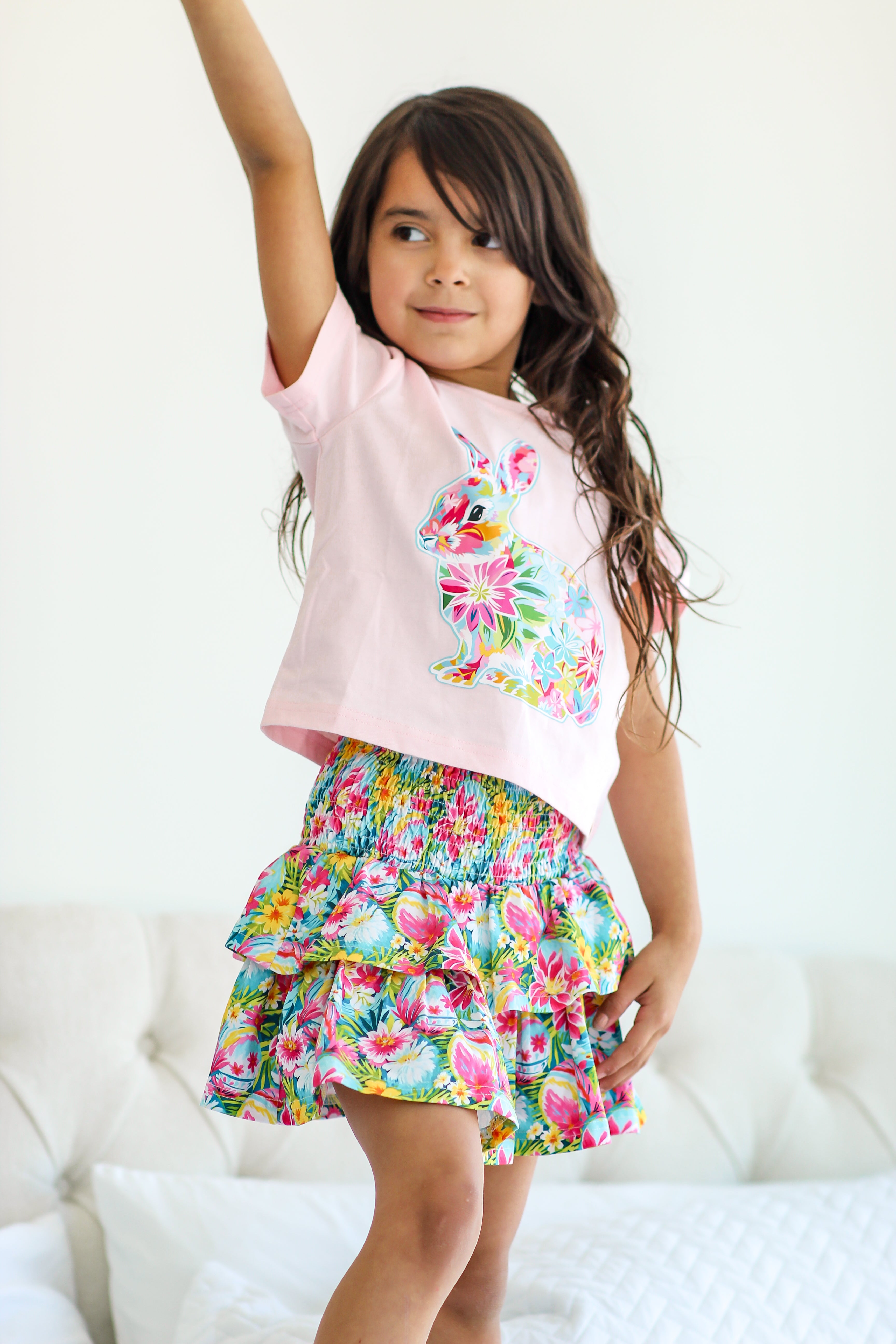 Graphic Tee - Hare In Bloom
