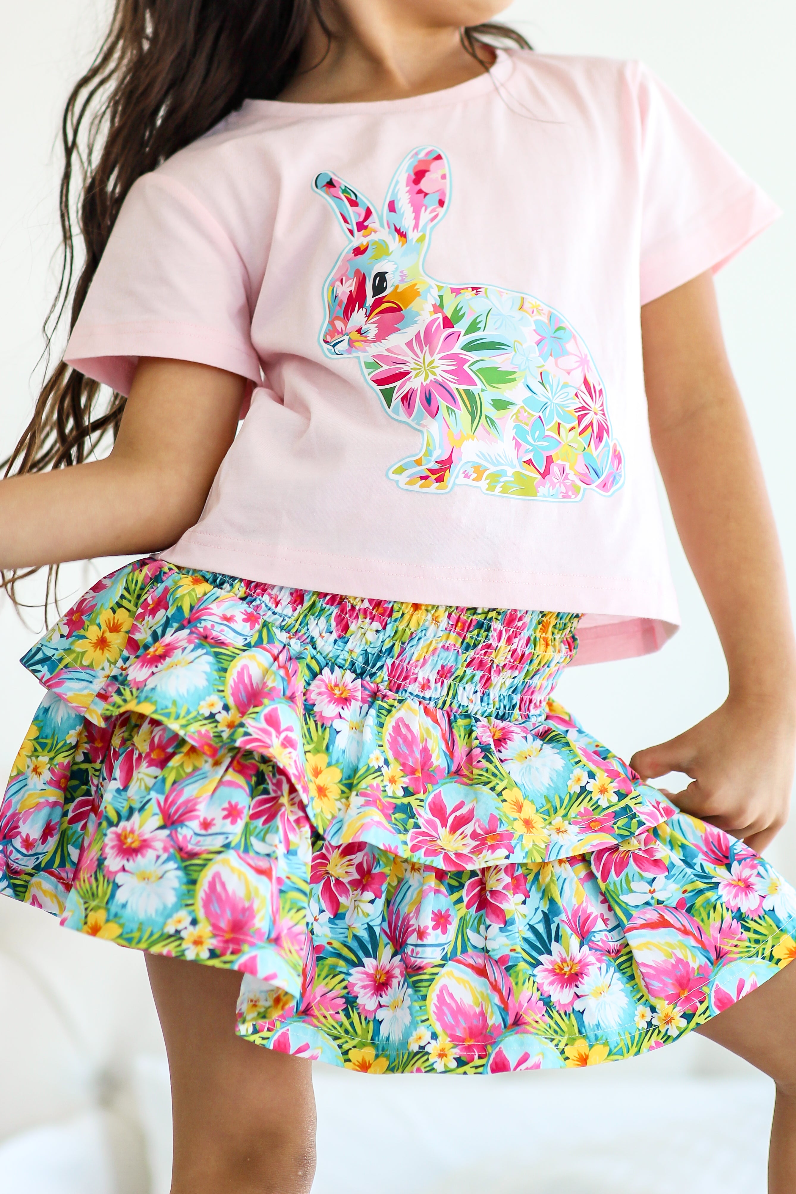 Graphic Tee - Hare In Bloom