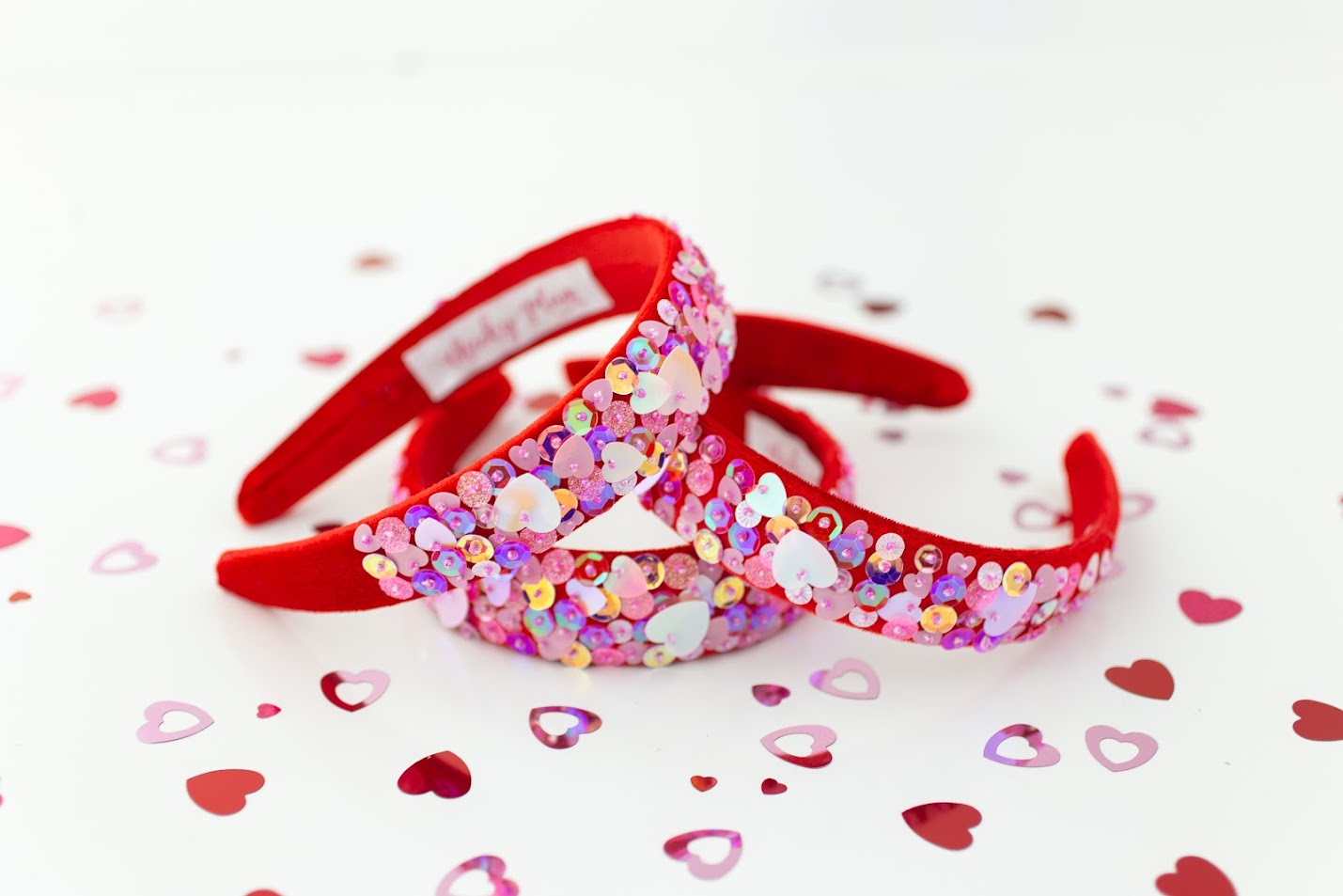 Beaded Headband - I Heart You