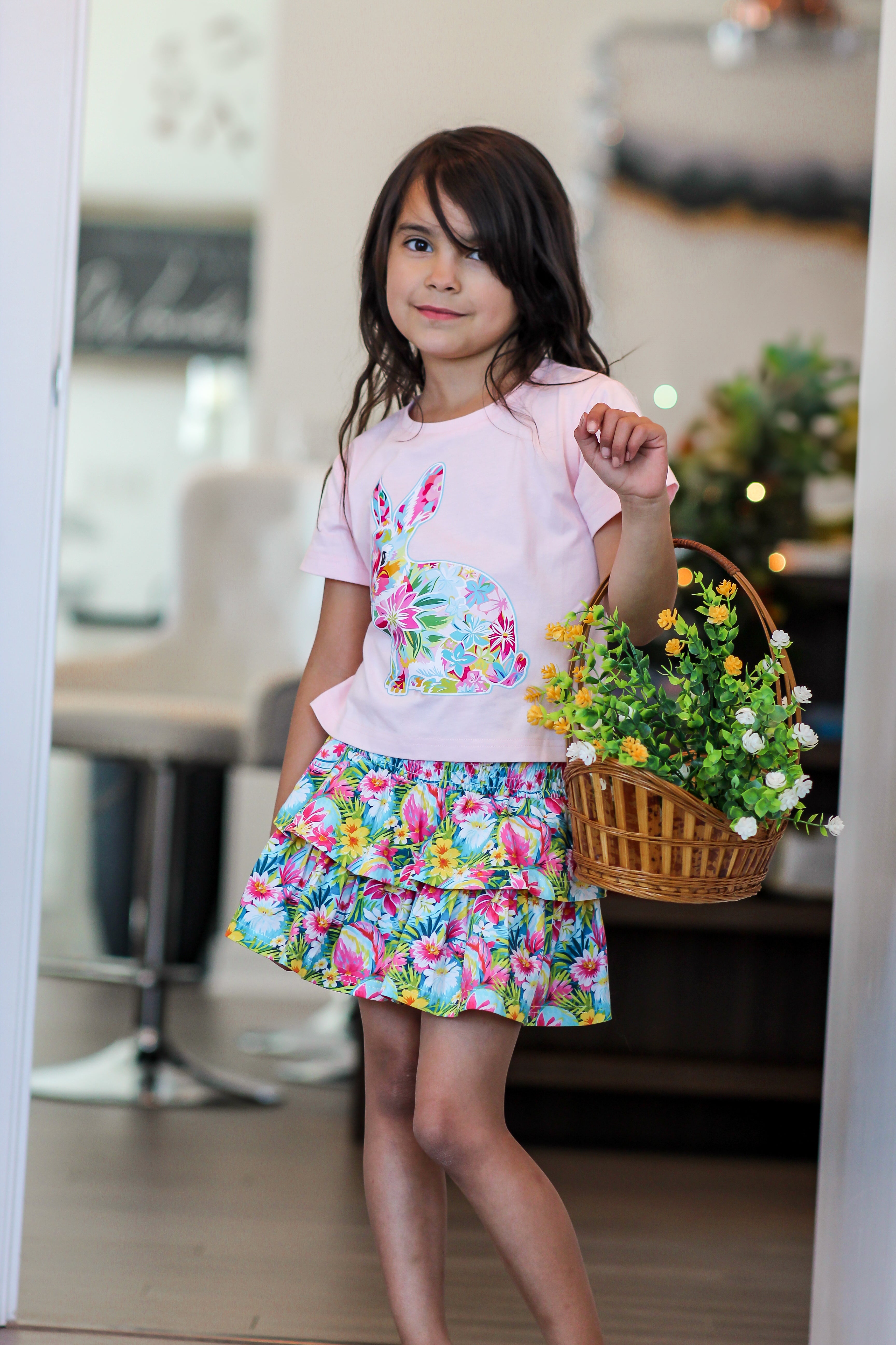 Graphic Tee - Hare In Bloom