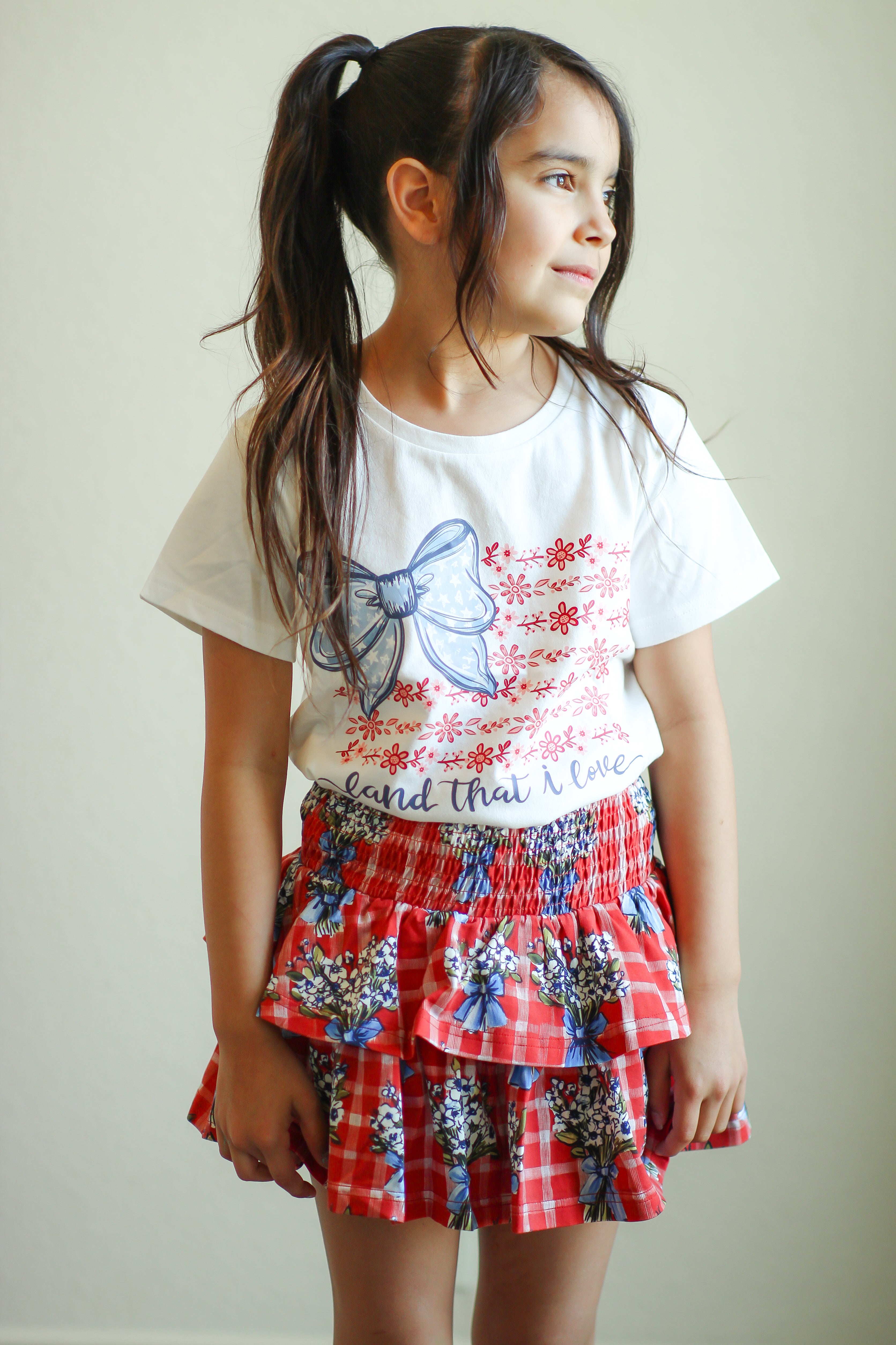 Blair Skirt - Patriotic Picnic