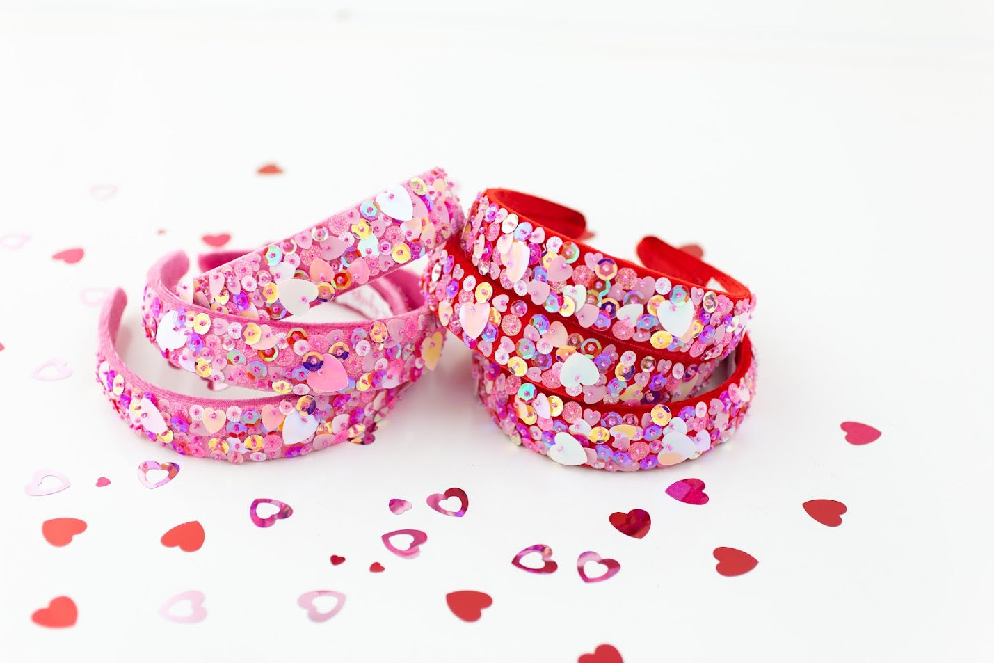 Beaded Headband - I Heart You