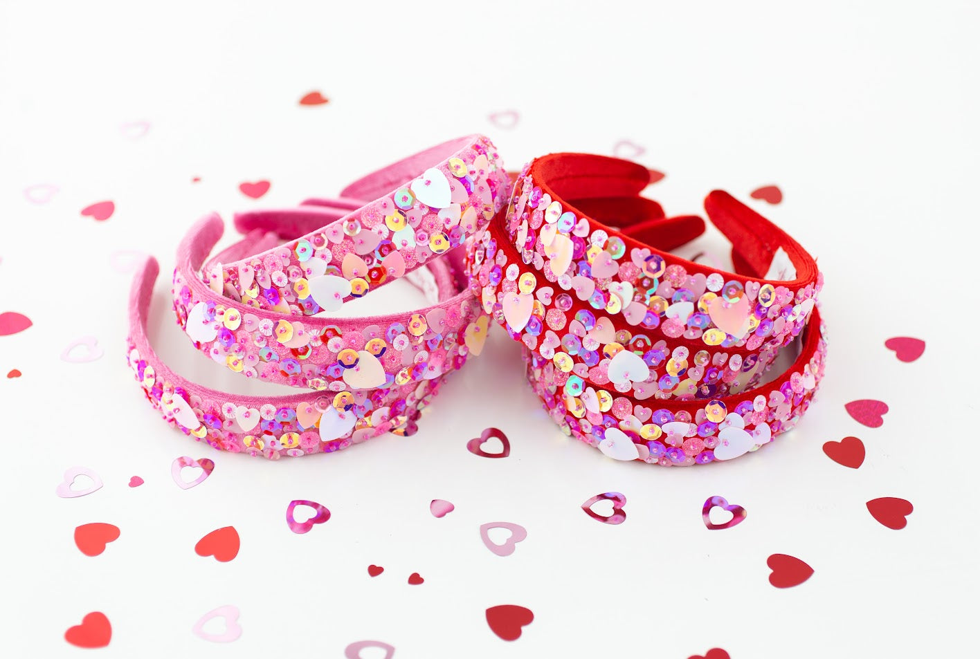 Beaded Headband - I Heart You