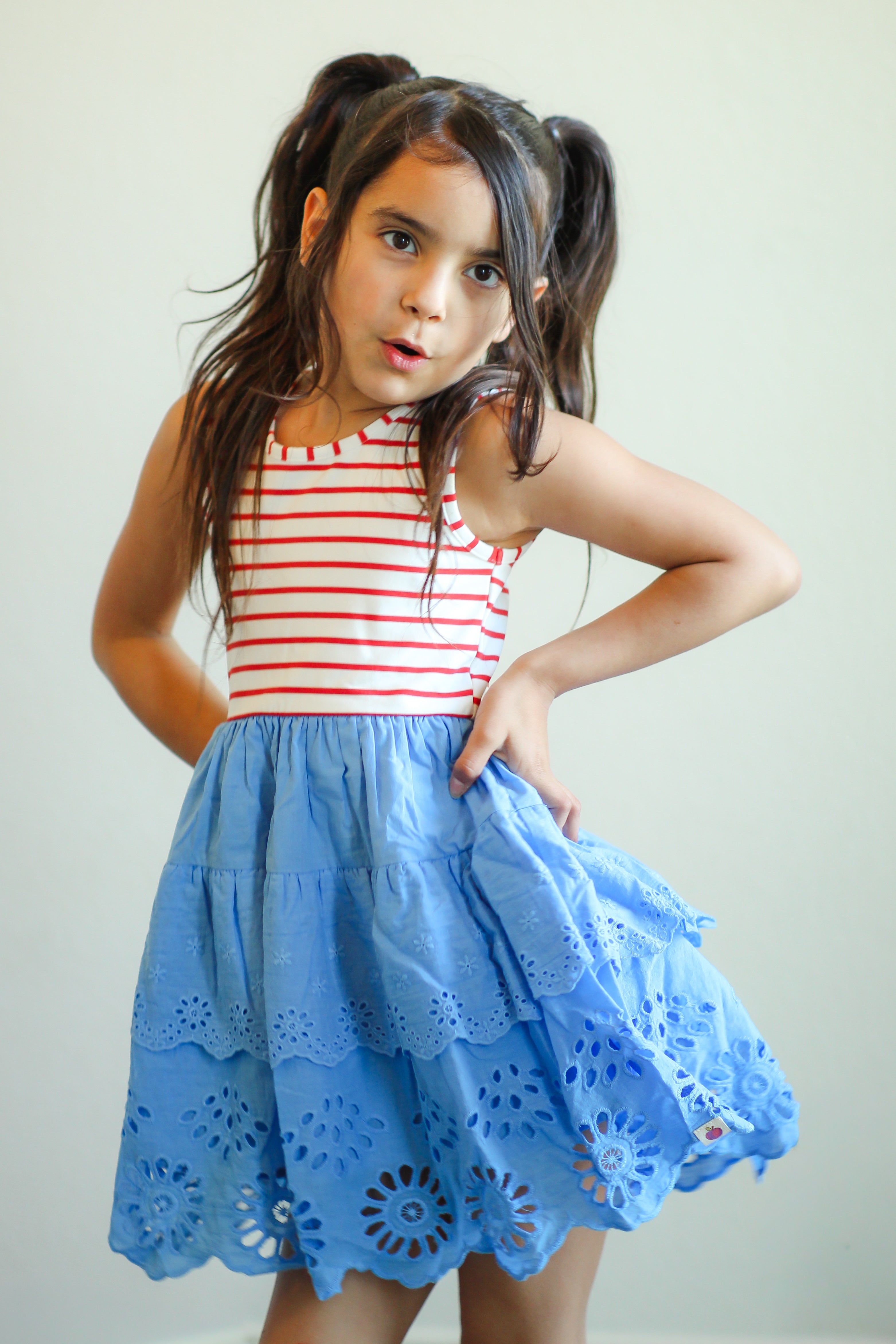 Eyelet Dress - Liberty Belle