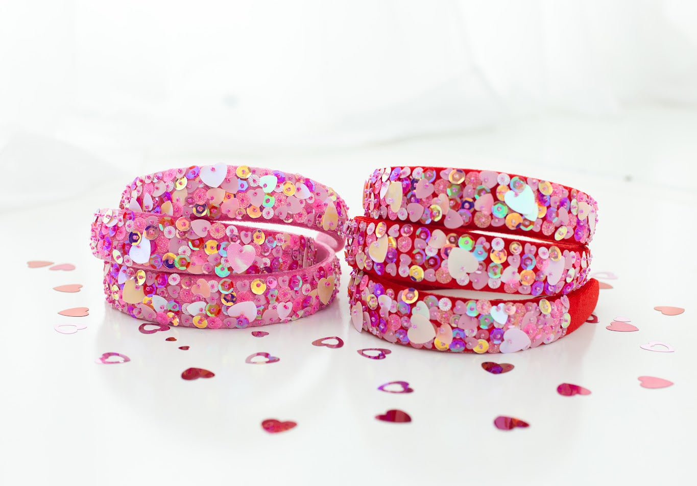 Beaded Headband - I Heart You