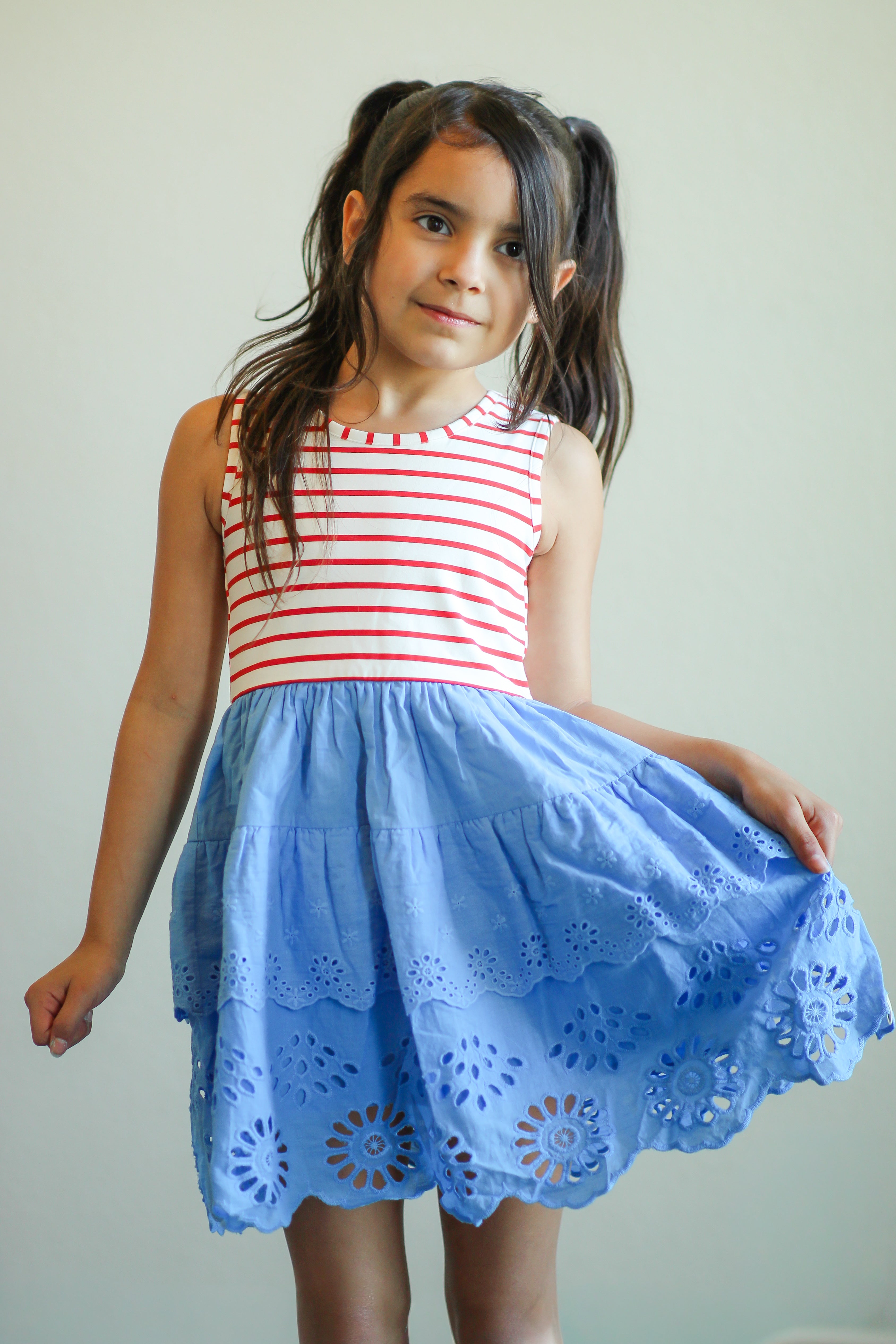 Eyelet Dress - Liberty Belle