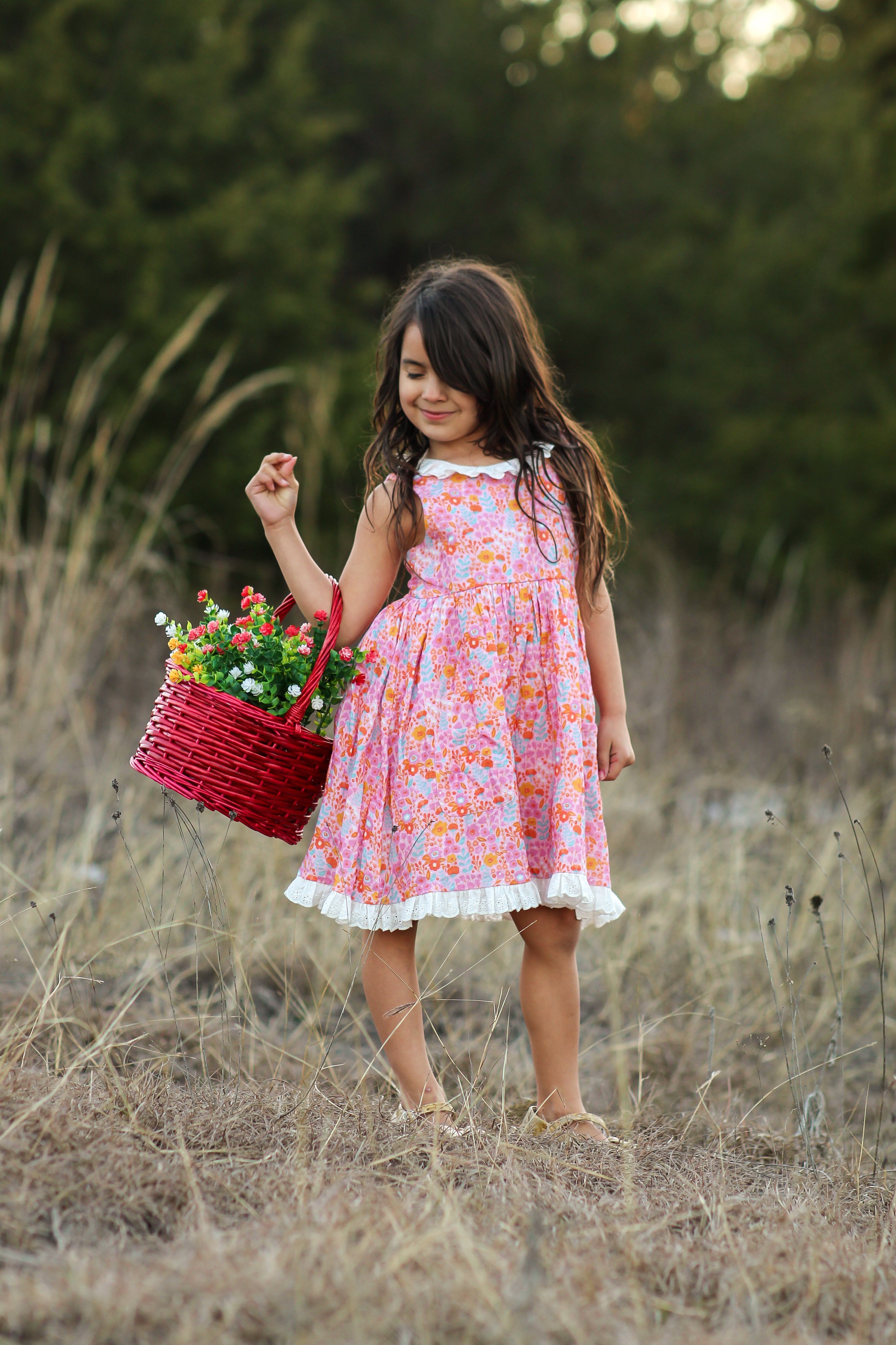 Penelope Dress - Pink Papaya Parade