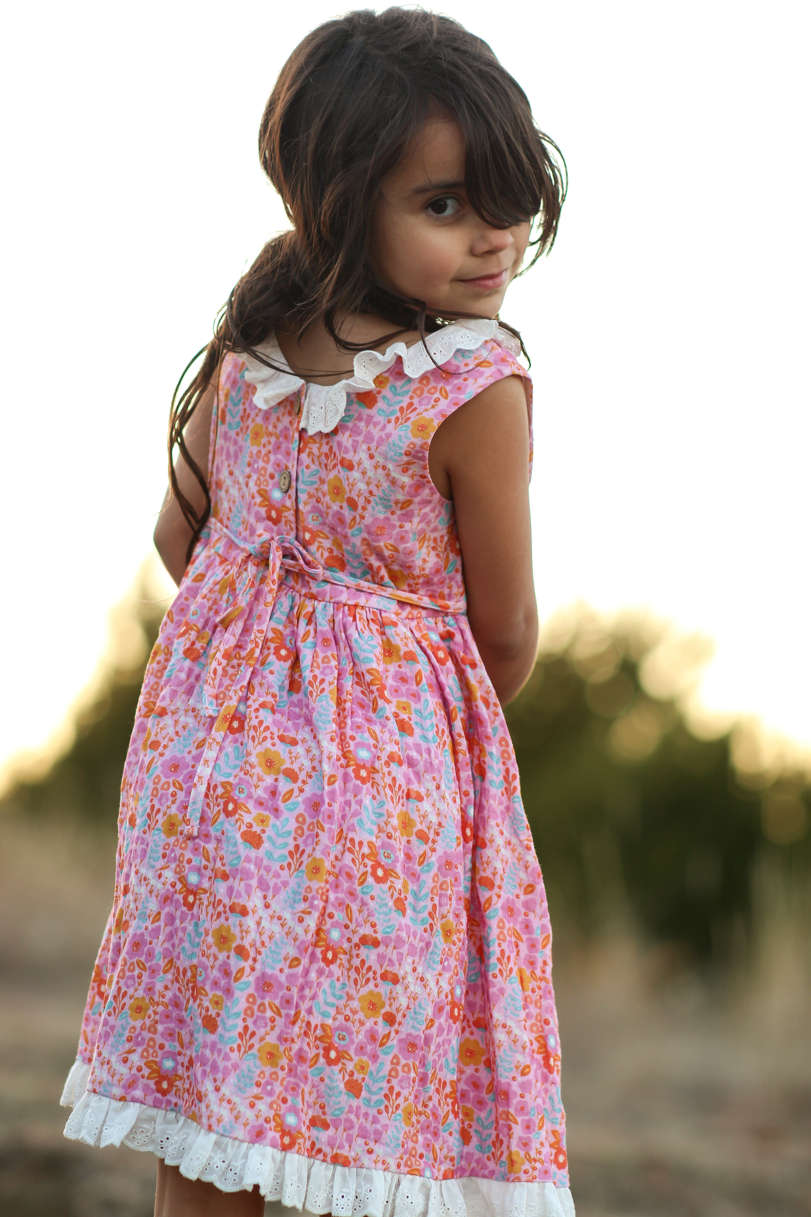 Penelope Dress - Pink Papaya Parade