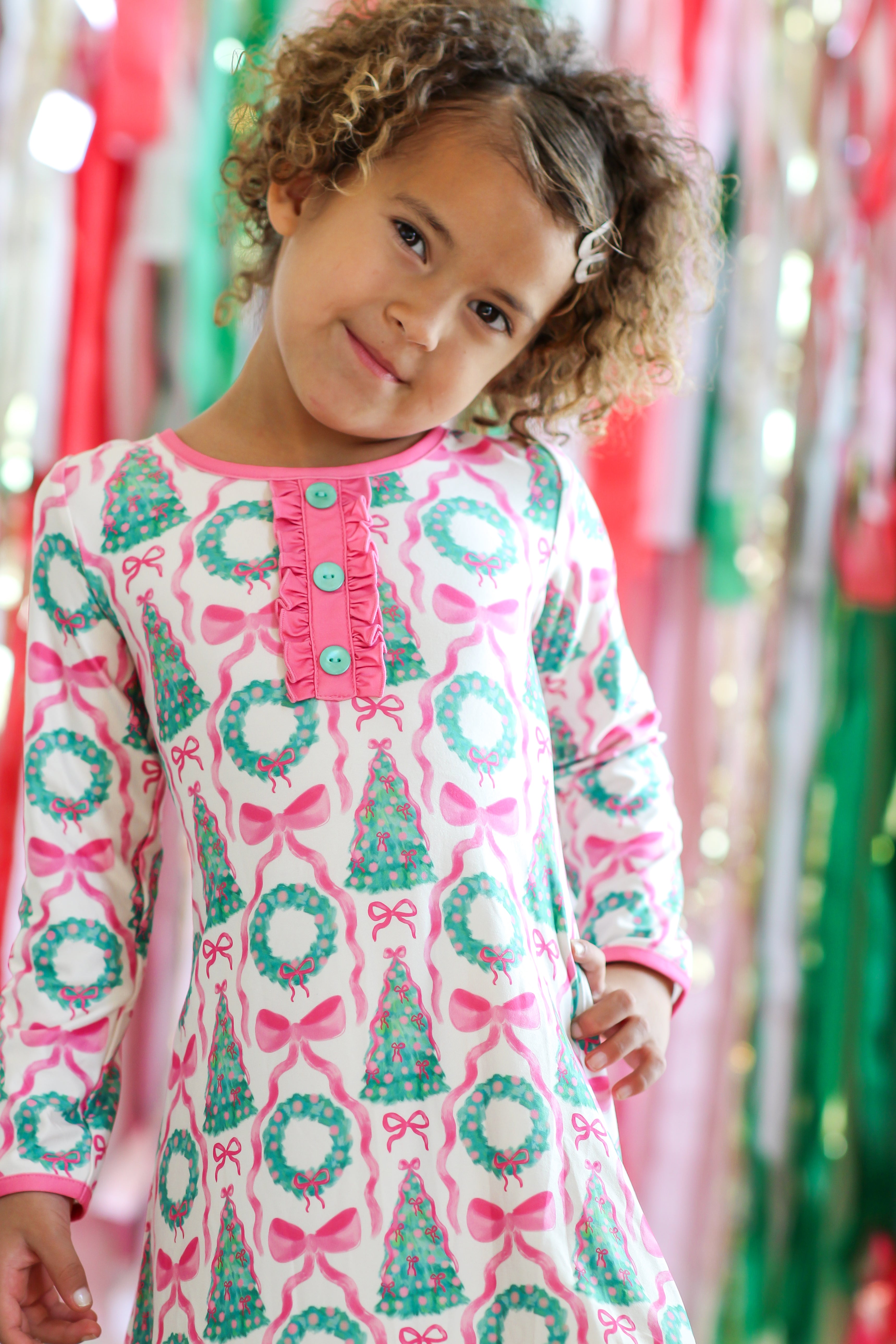 Loungewear Gown - Wreath & Wonder (Pre-Order)