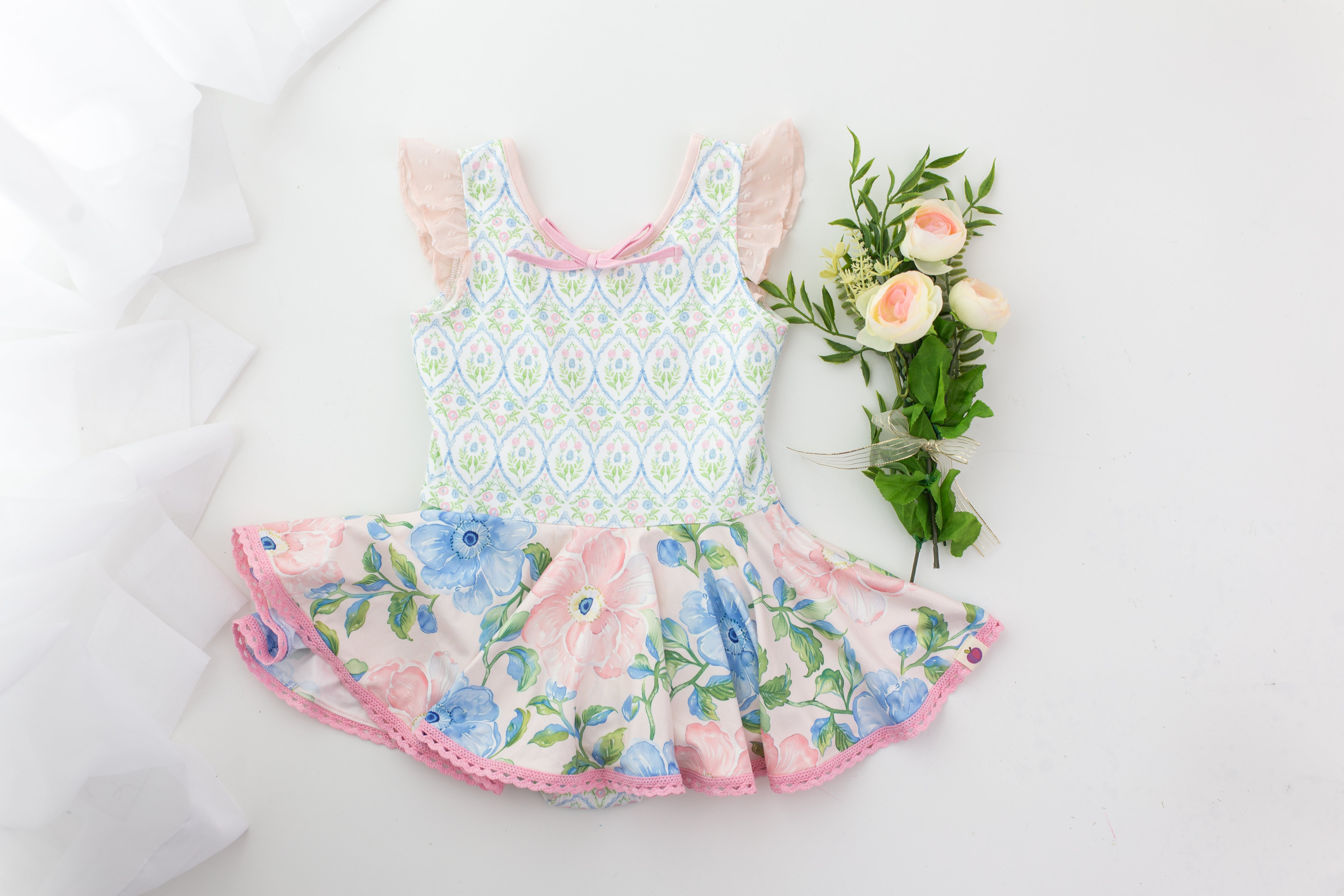 Farrah Leotard - Blush & Bloom