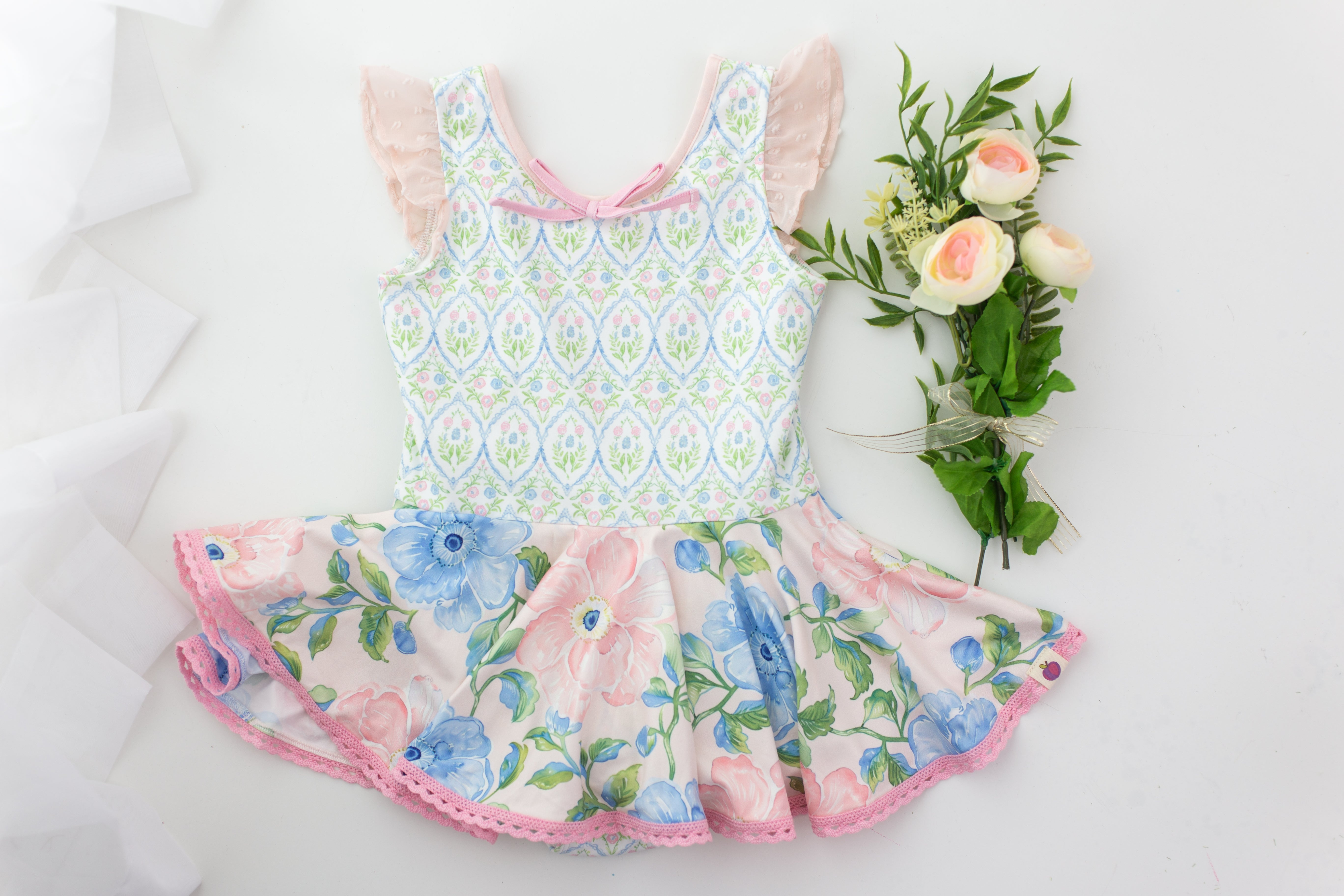 Farrah Leotard - Blush & Bloom