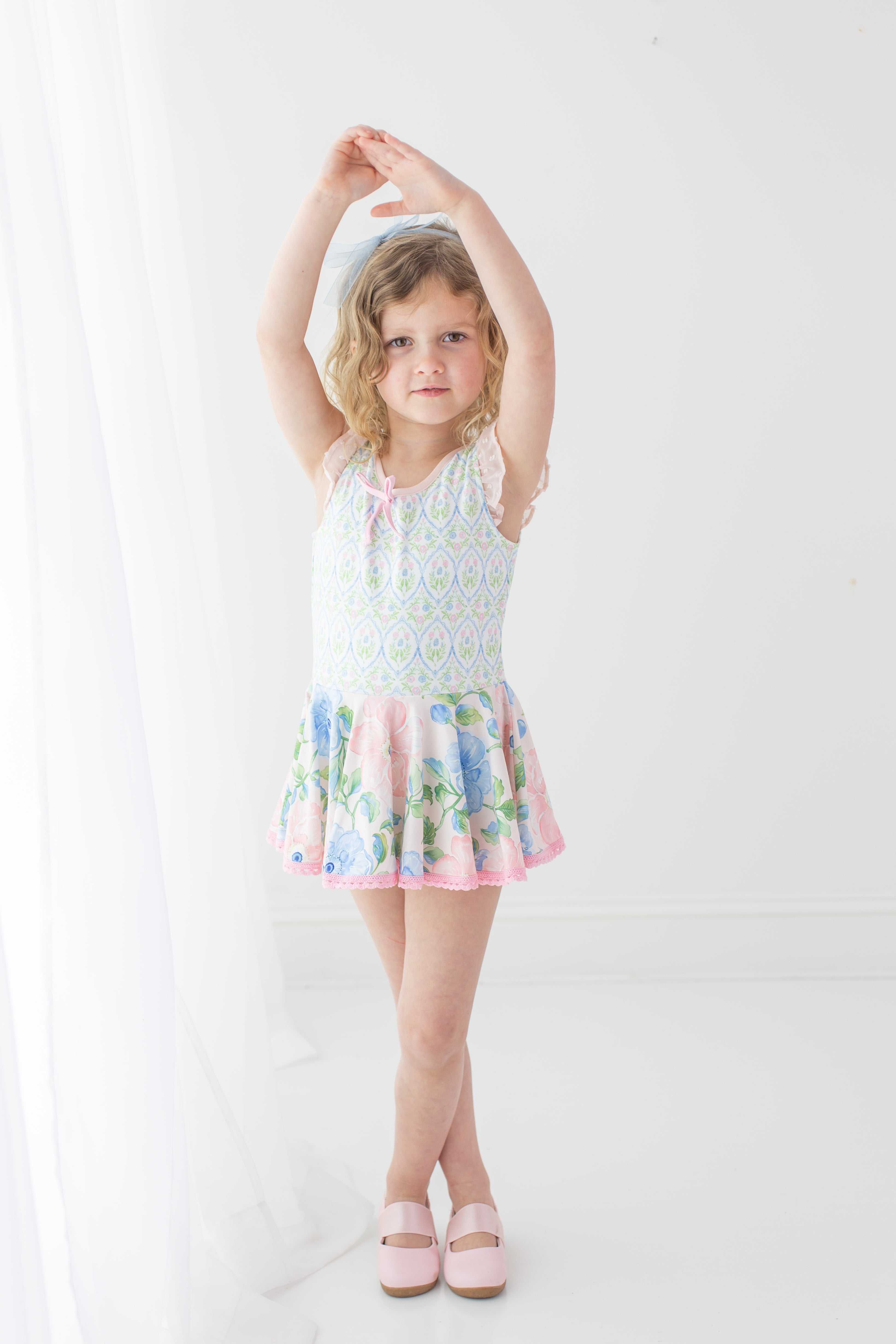 Farrah Leotard - Blush & Bloom