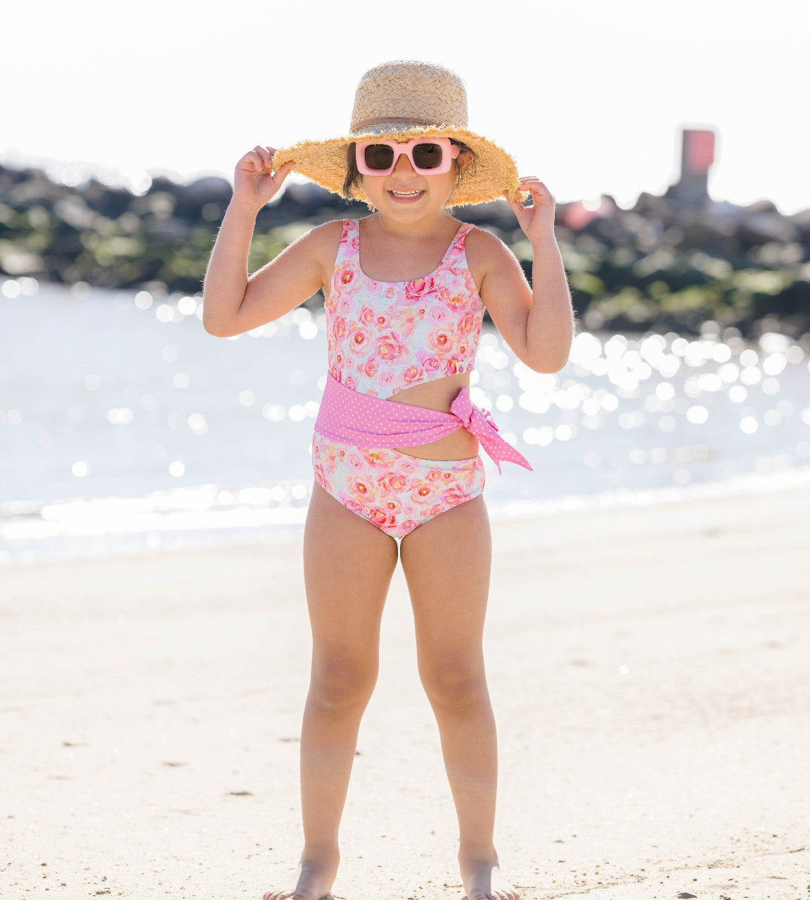 Reese Swimsuit - Pink Lemonade