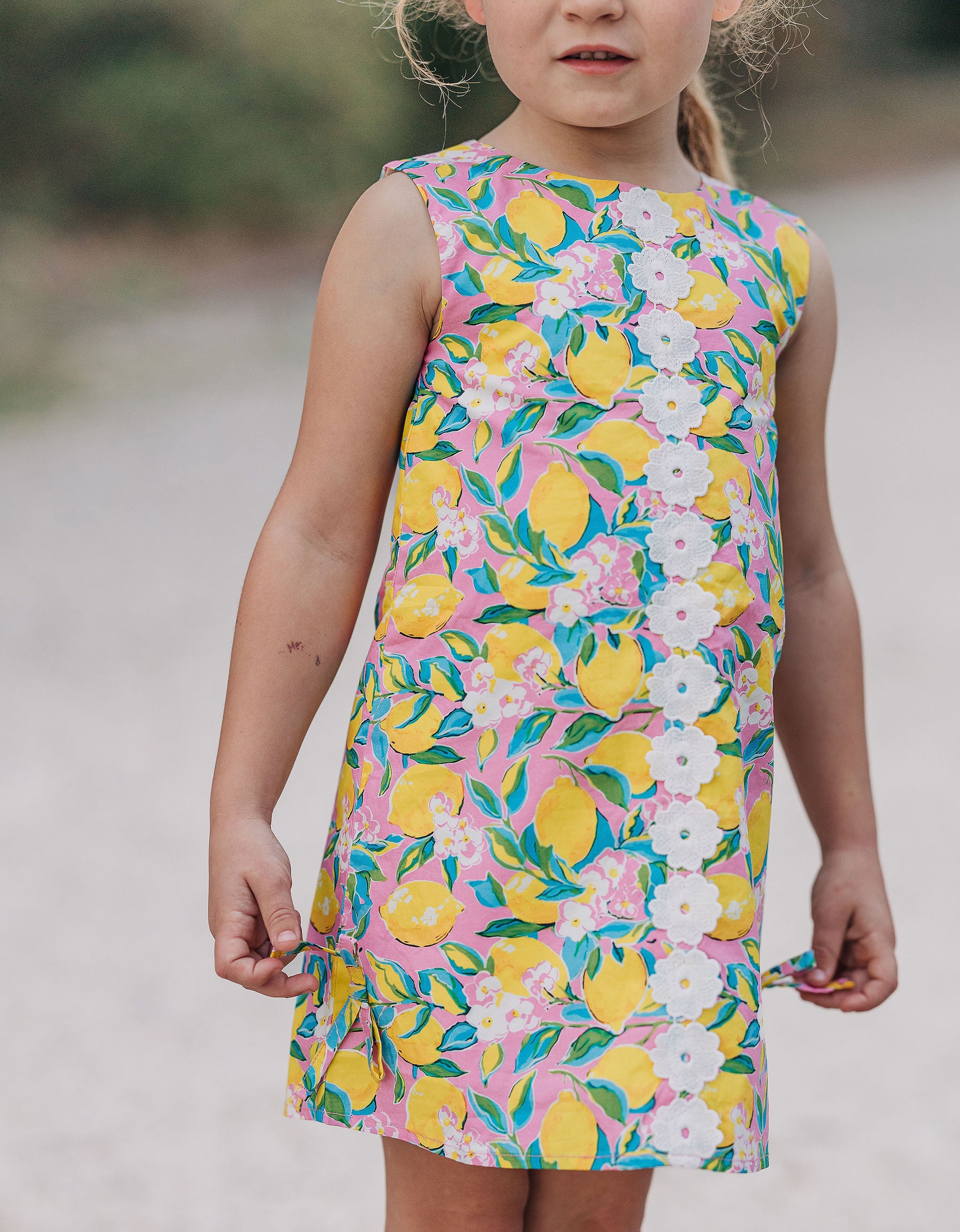 Presley Dress - Lemon Twist