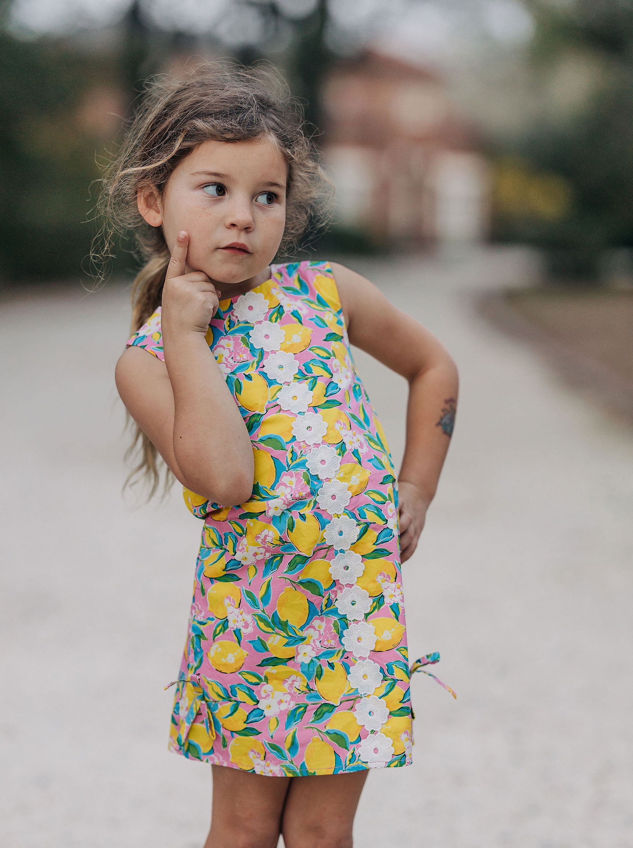 Presley Dress - Lemon Twist