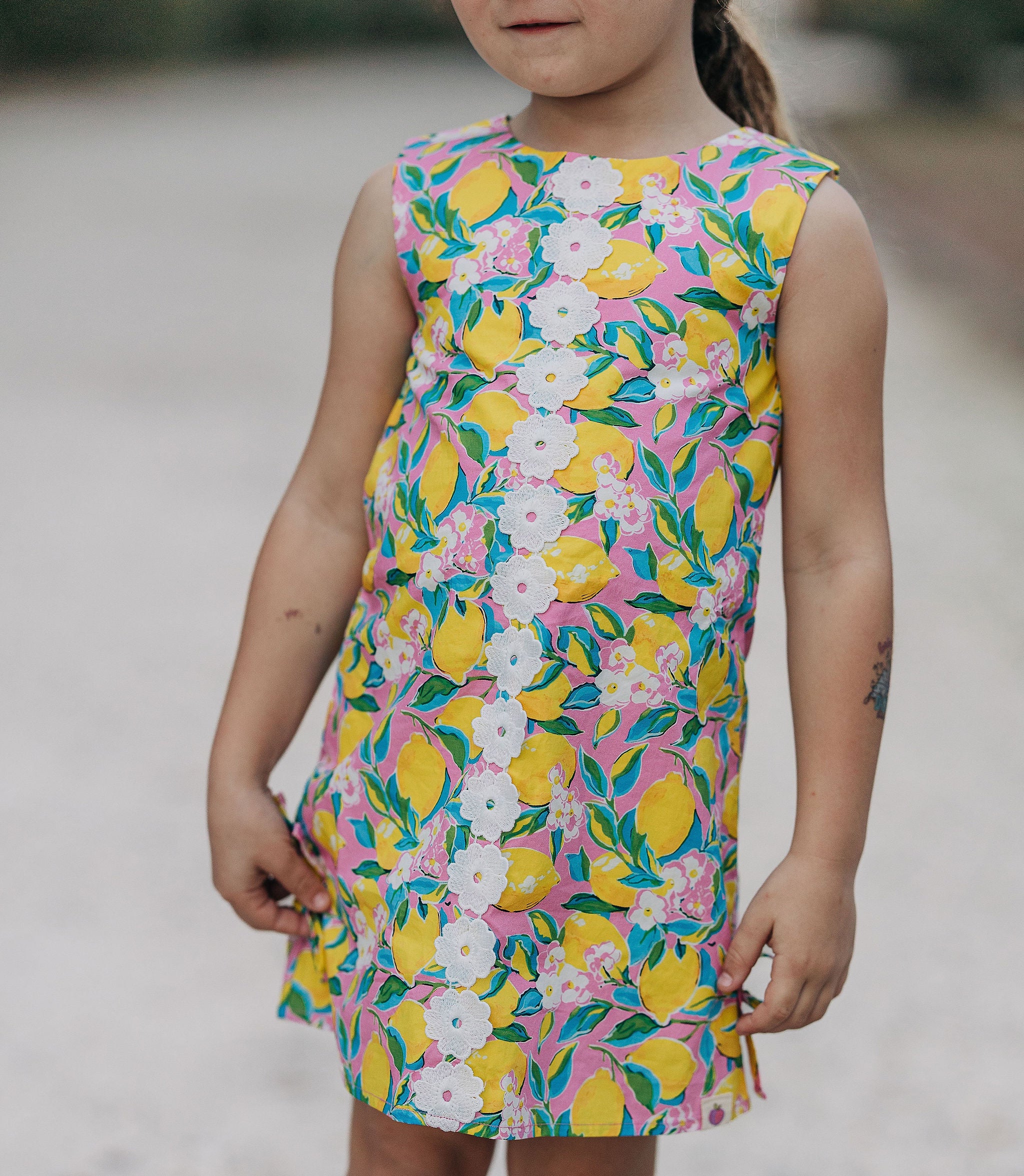 Presley Dress - Lemon Twist