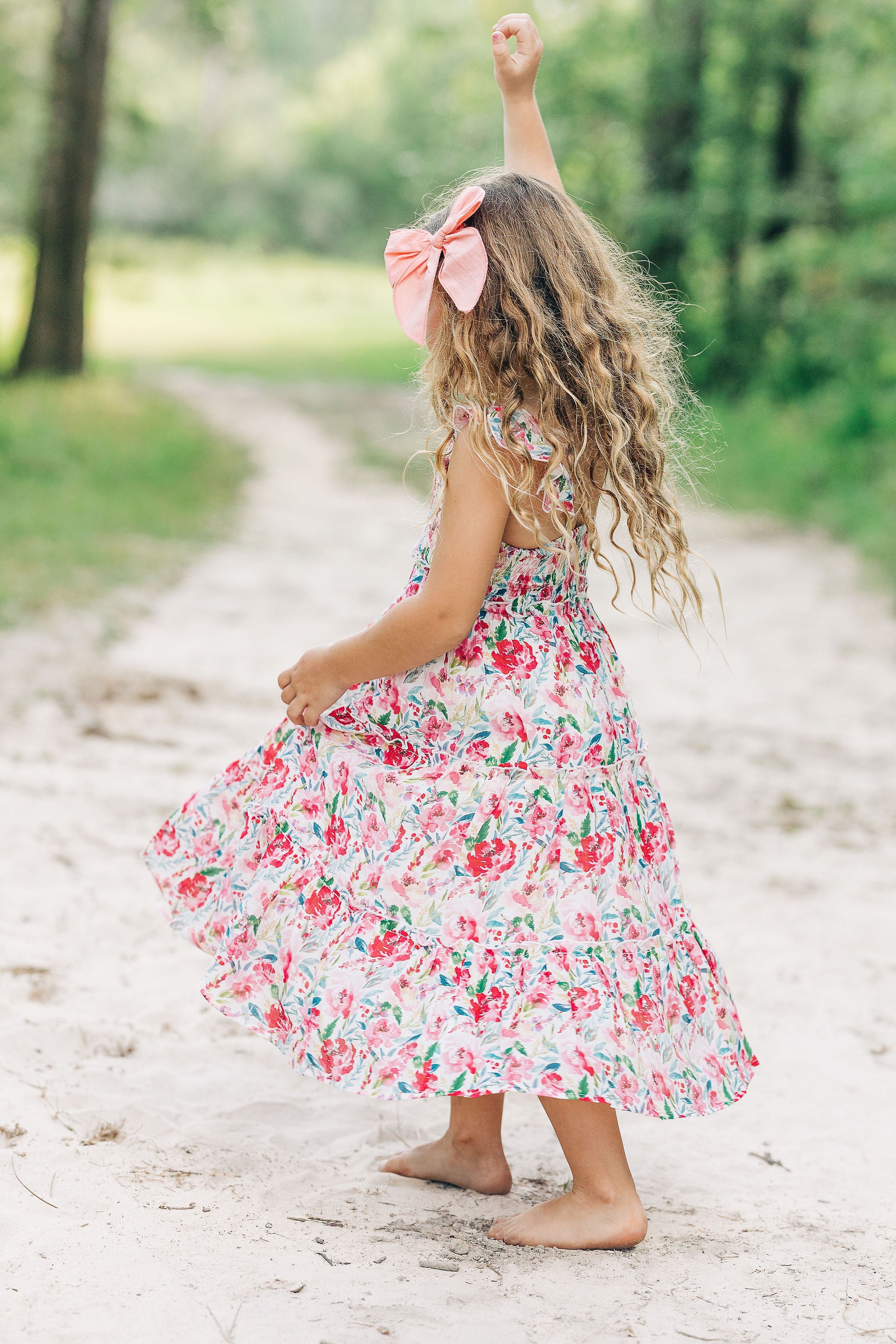 Fiona Maxi Dress - Sakura Blossom