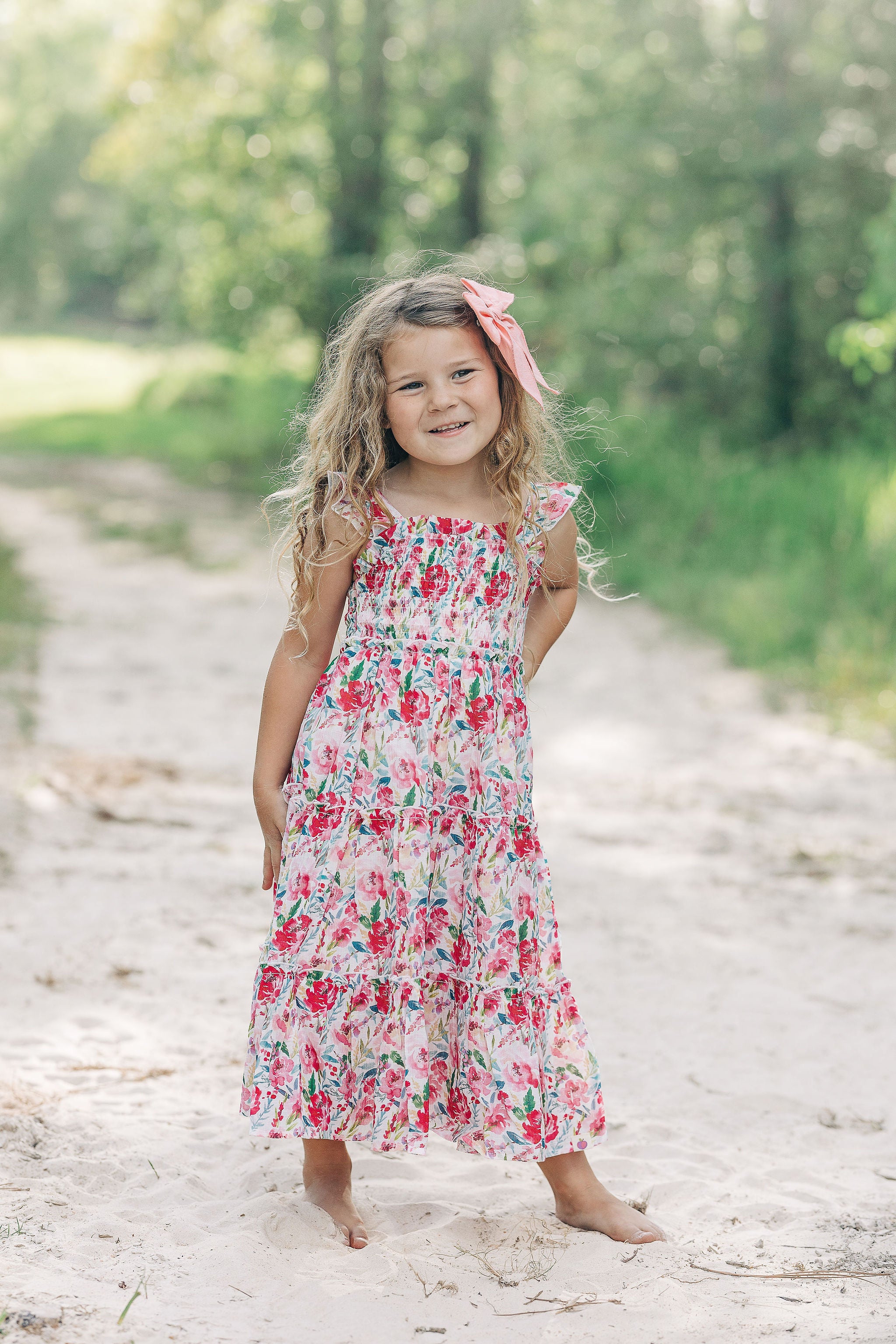 Fiona Maxi Dress - Sakura Blossom