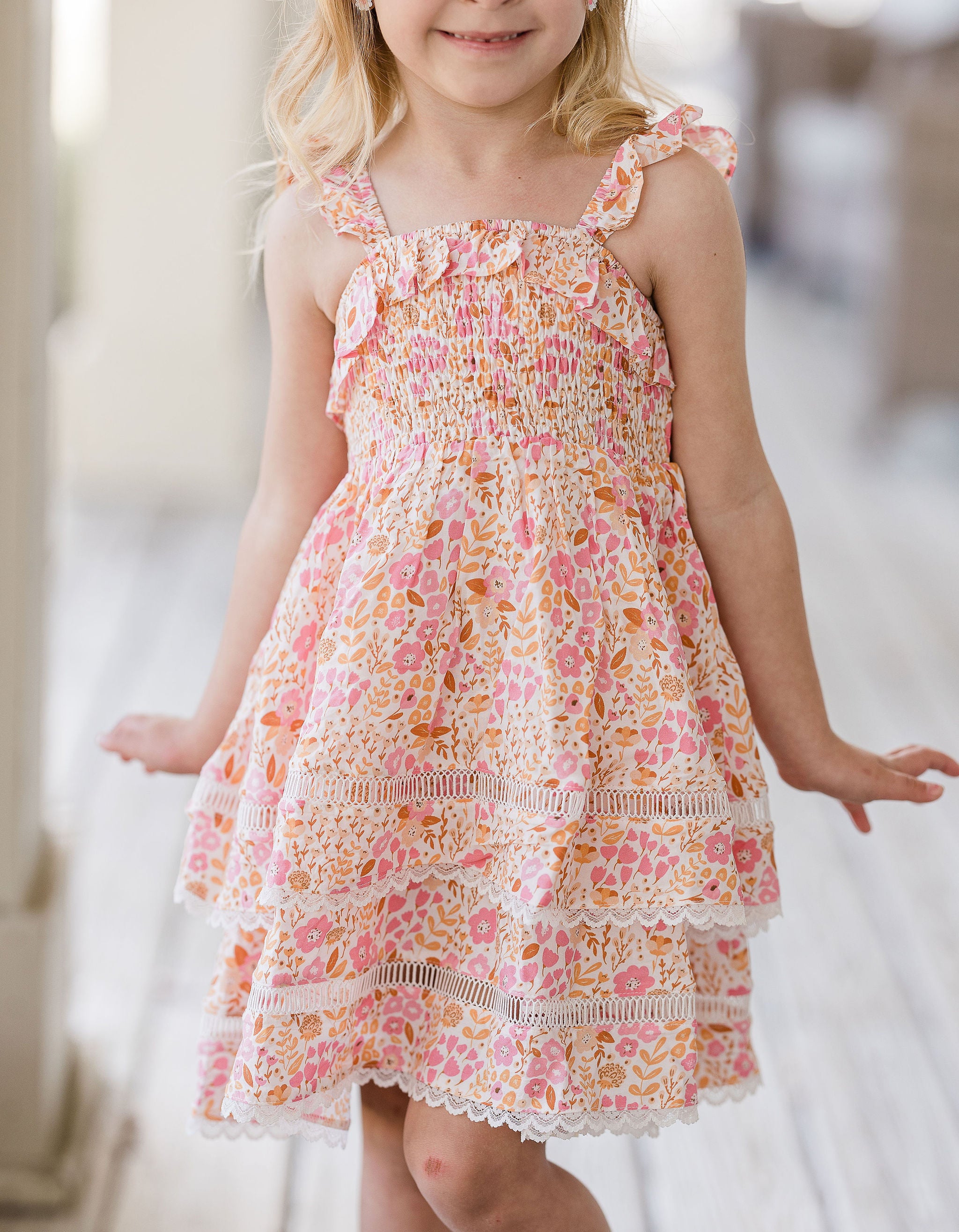 Ura Dress - Citrus Bloom Bliss