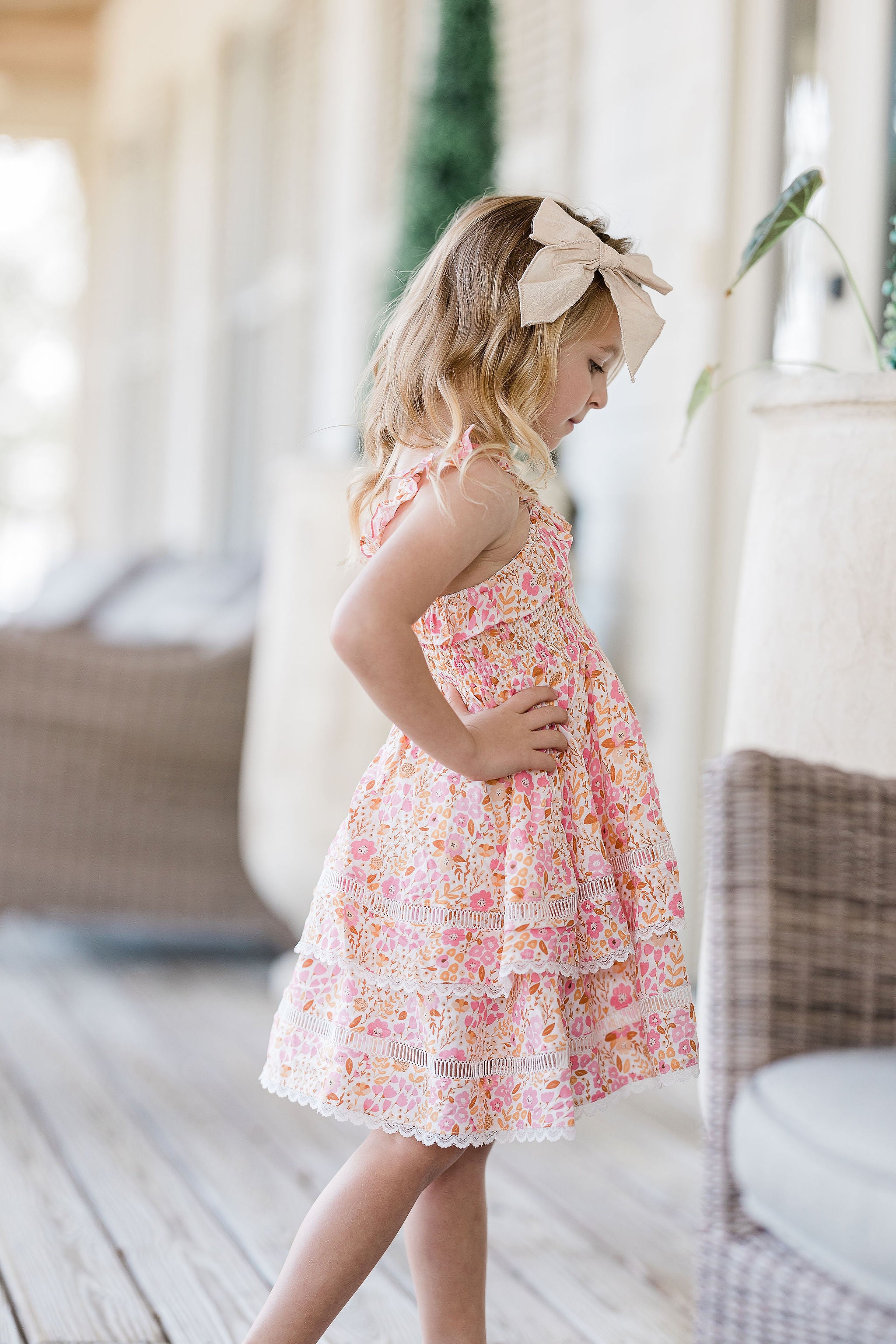 Ura Dress - Citrus Bloom Bliss
