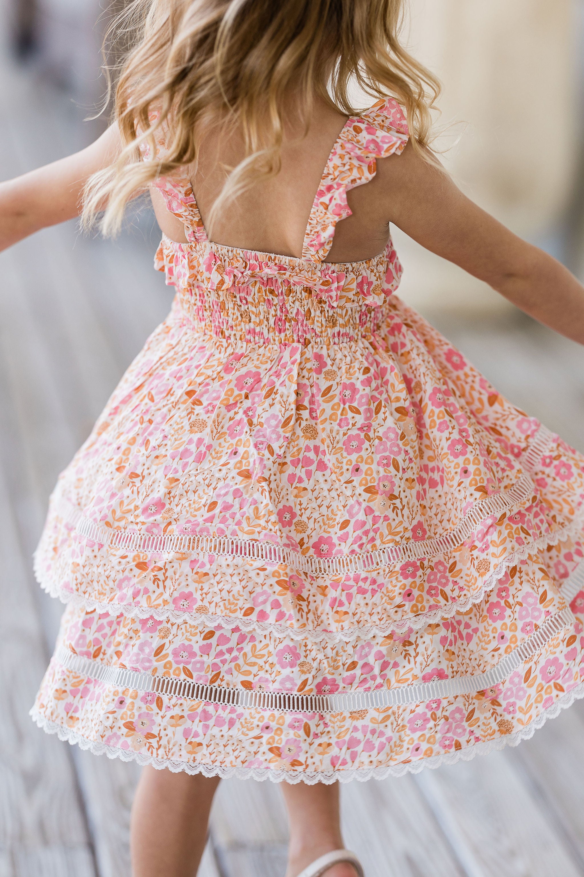 Ura Dress - Citrus Bloom Bliss