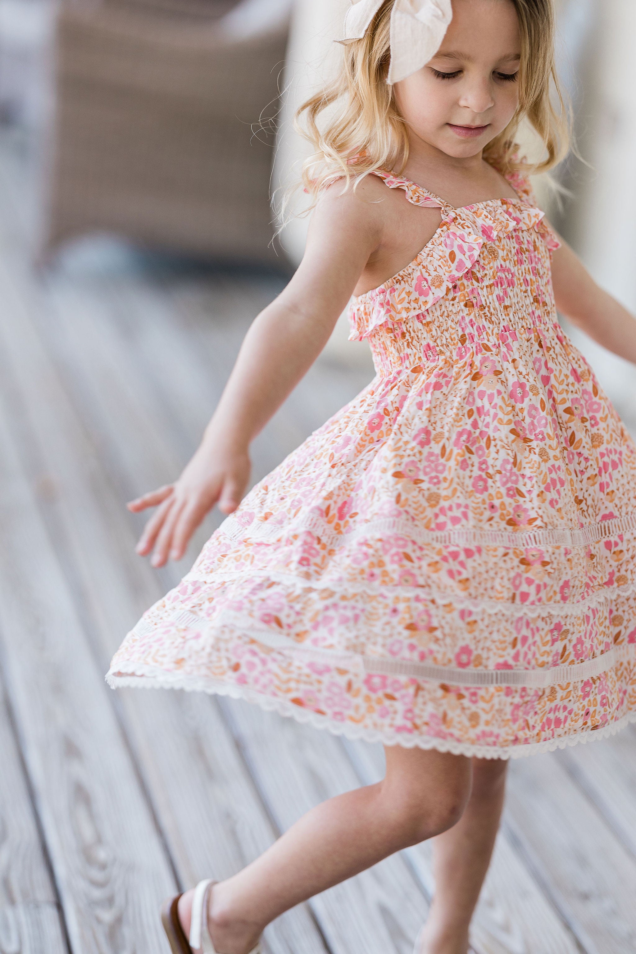 Ura Dress - Citrus Bloom Bliss