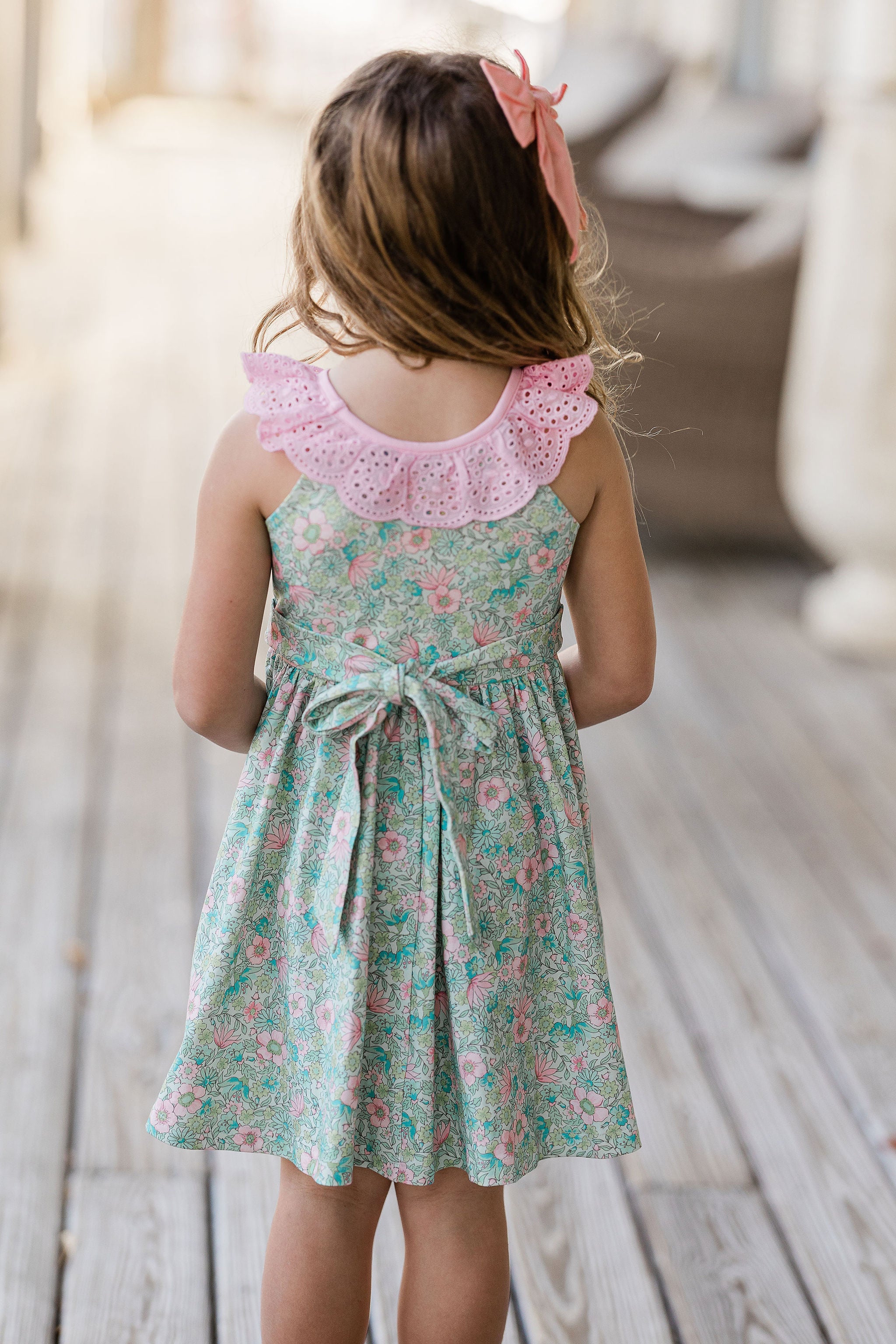 Penelope Knit Dress - Rose Water Blossom