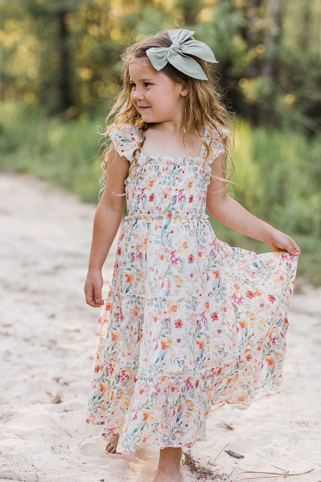 Fiona Maxi Dress - Sweet As A Peach 12/18M Fiona Maxi Dress - Sweet As A Peach 12/18M