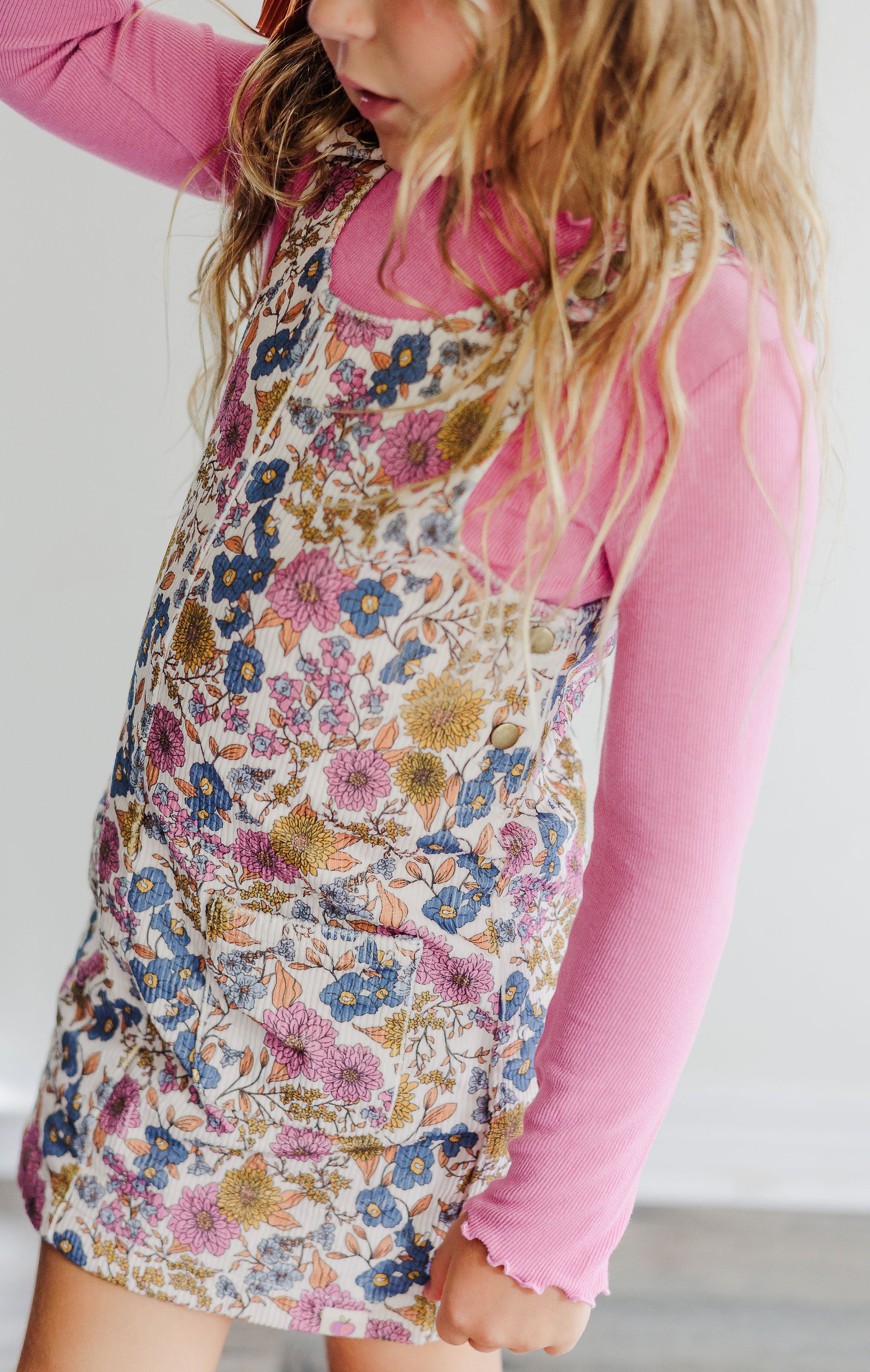 Parker Corduroy Jumper Set - Violet Fields