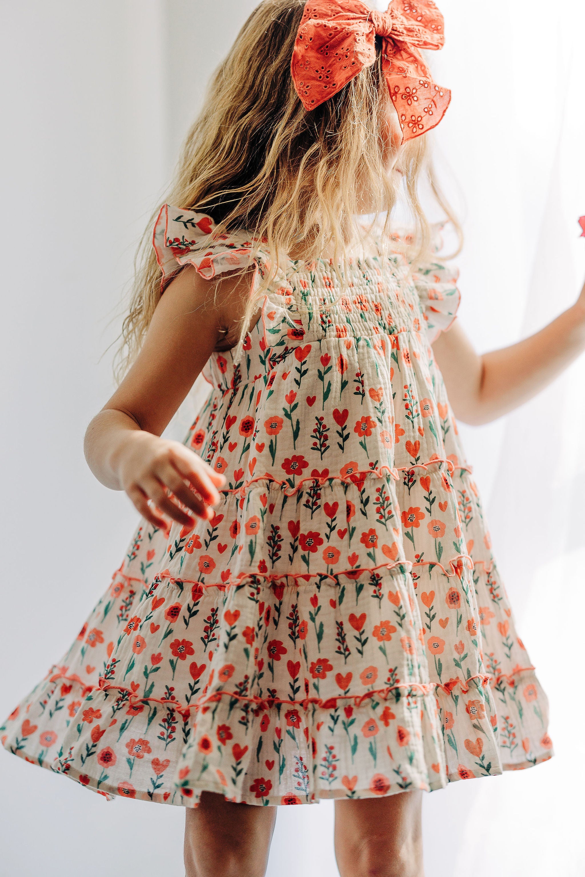 Brielle Shimmer Dress - Blooming Love