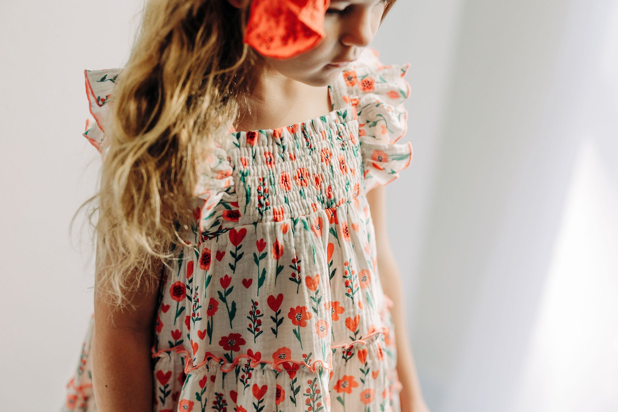 Brielle Shimmer Dress - Blooming Love